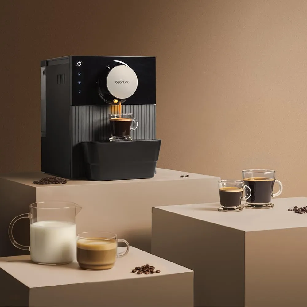 Cecotec Cremmaet Cube Macchina da Caffè Superautomatica, Rosso, 1350 W, 19 bar - immagine 11