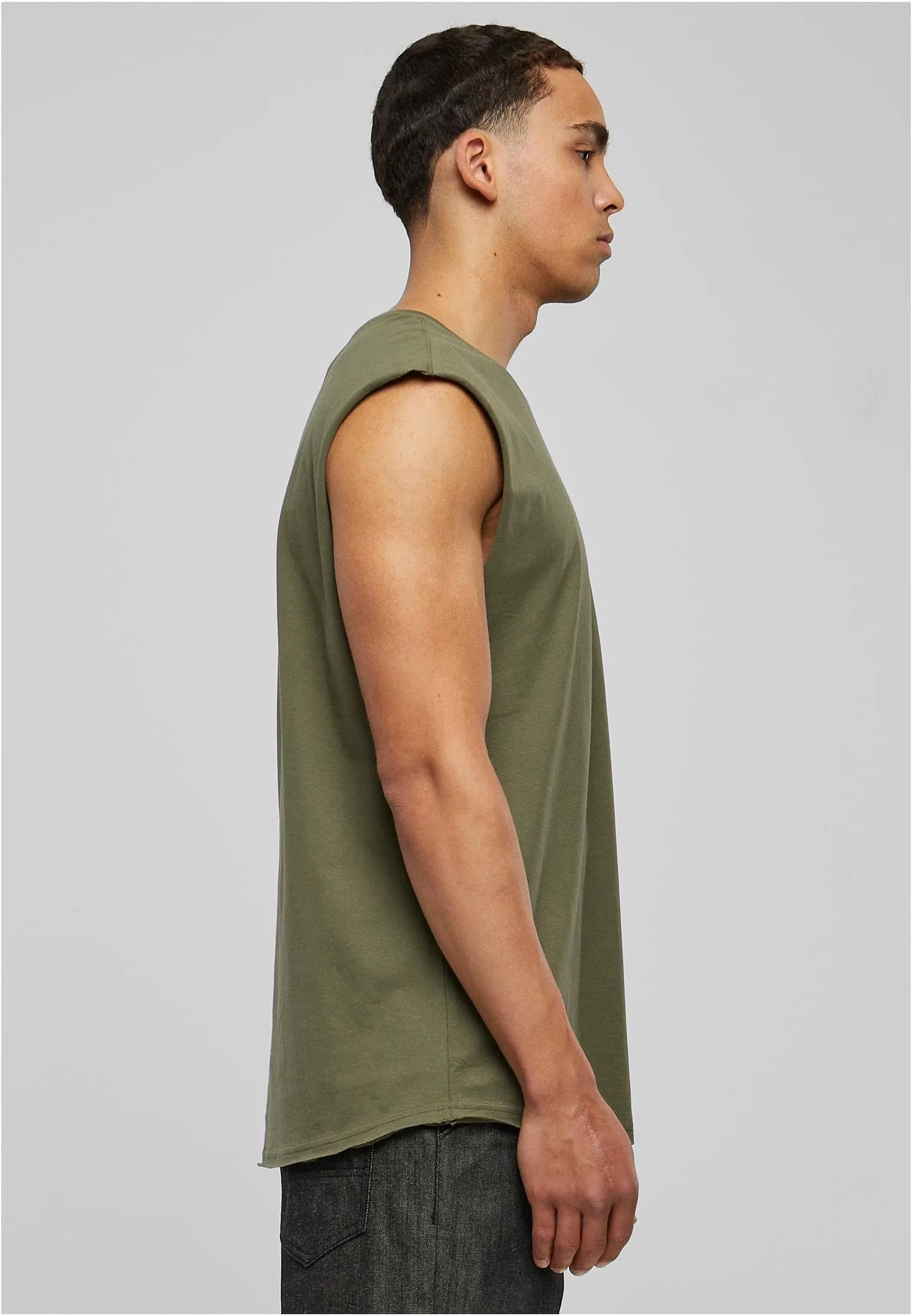 Urban Classics Open T-Shirt - Verde - 5XL - immagine 10