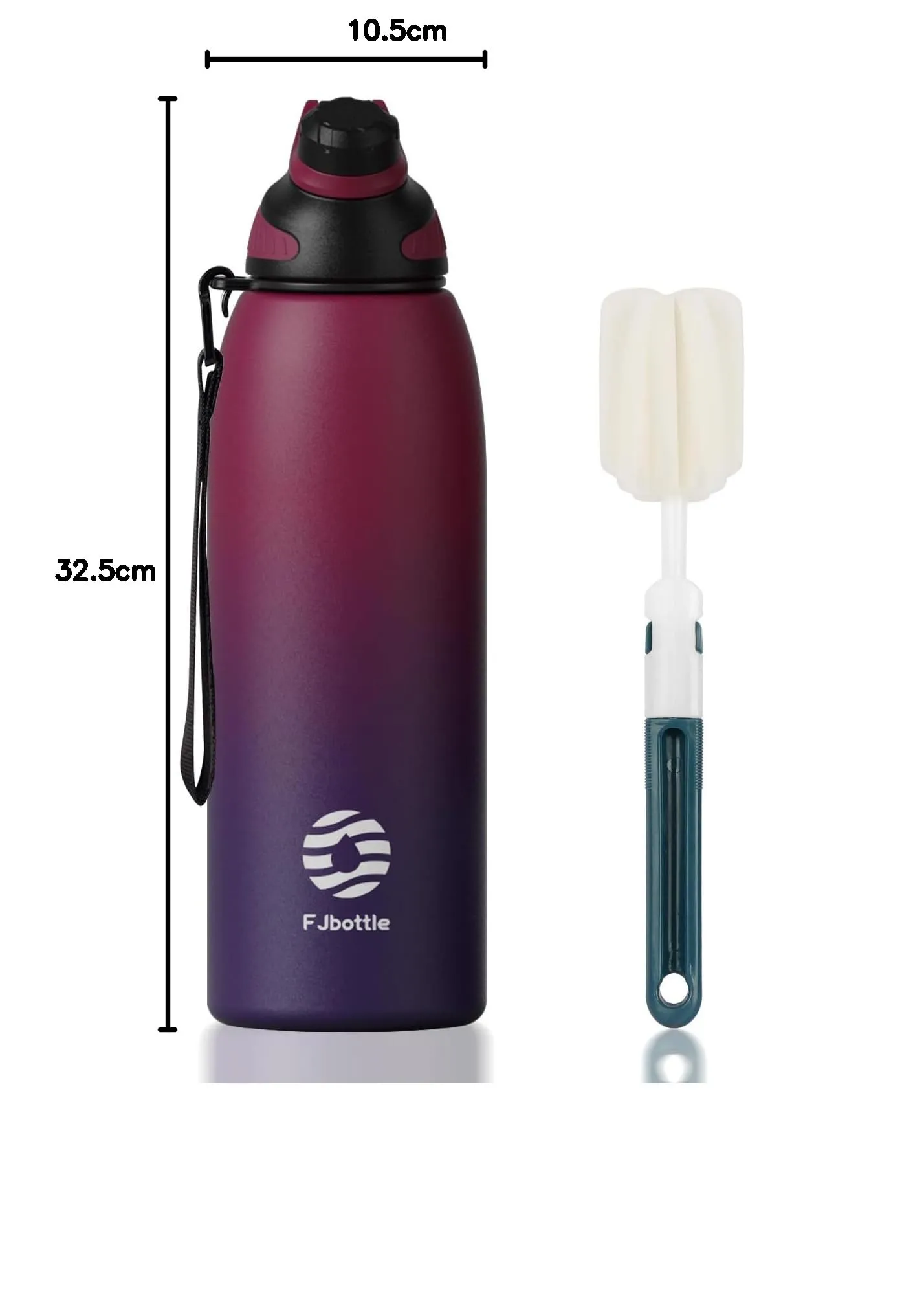 Fjbottle Borraccia Termica in Acciaio Inox 1500ml con Tappo Magnetico Outdoor - immagine 10