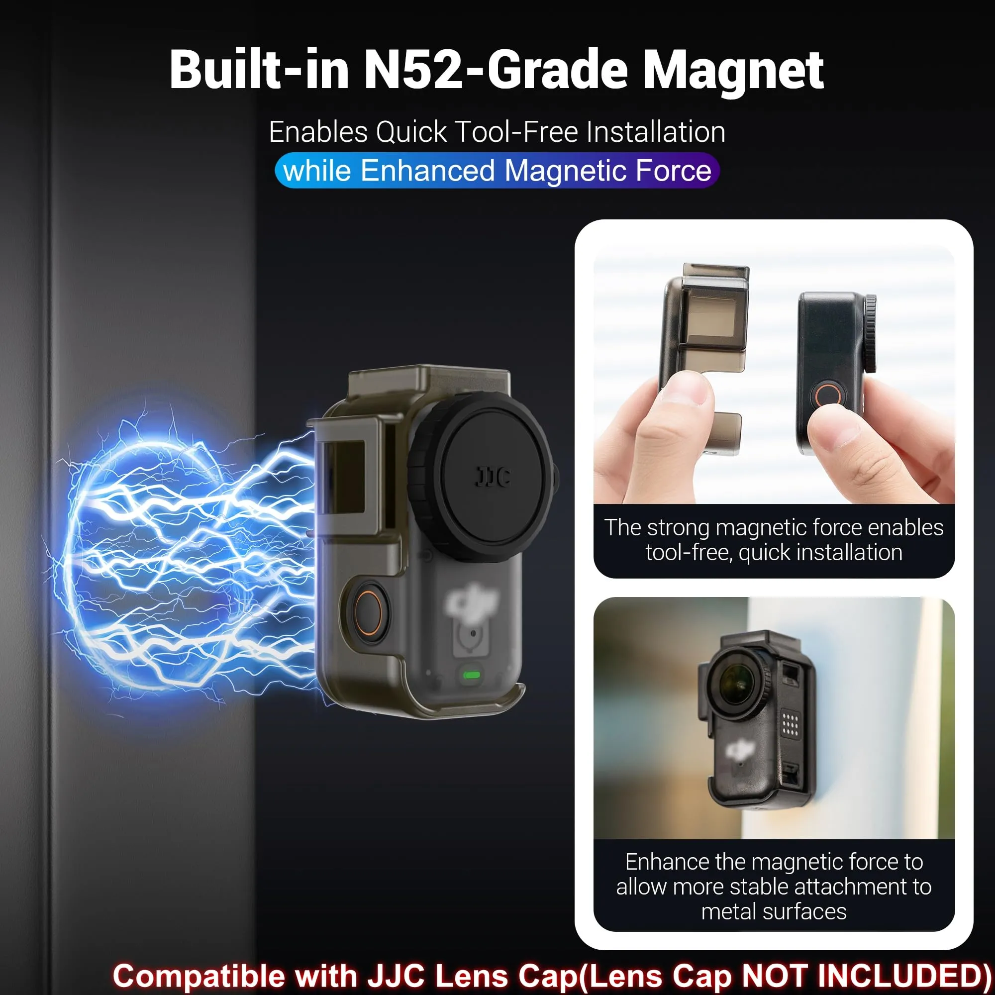 JJC Osmo Nano Expansion Cage with 2 Cold Shoe Mounts - immagine 3
