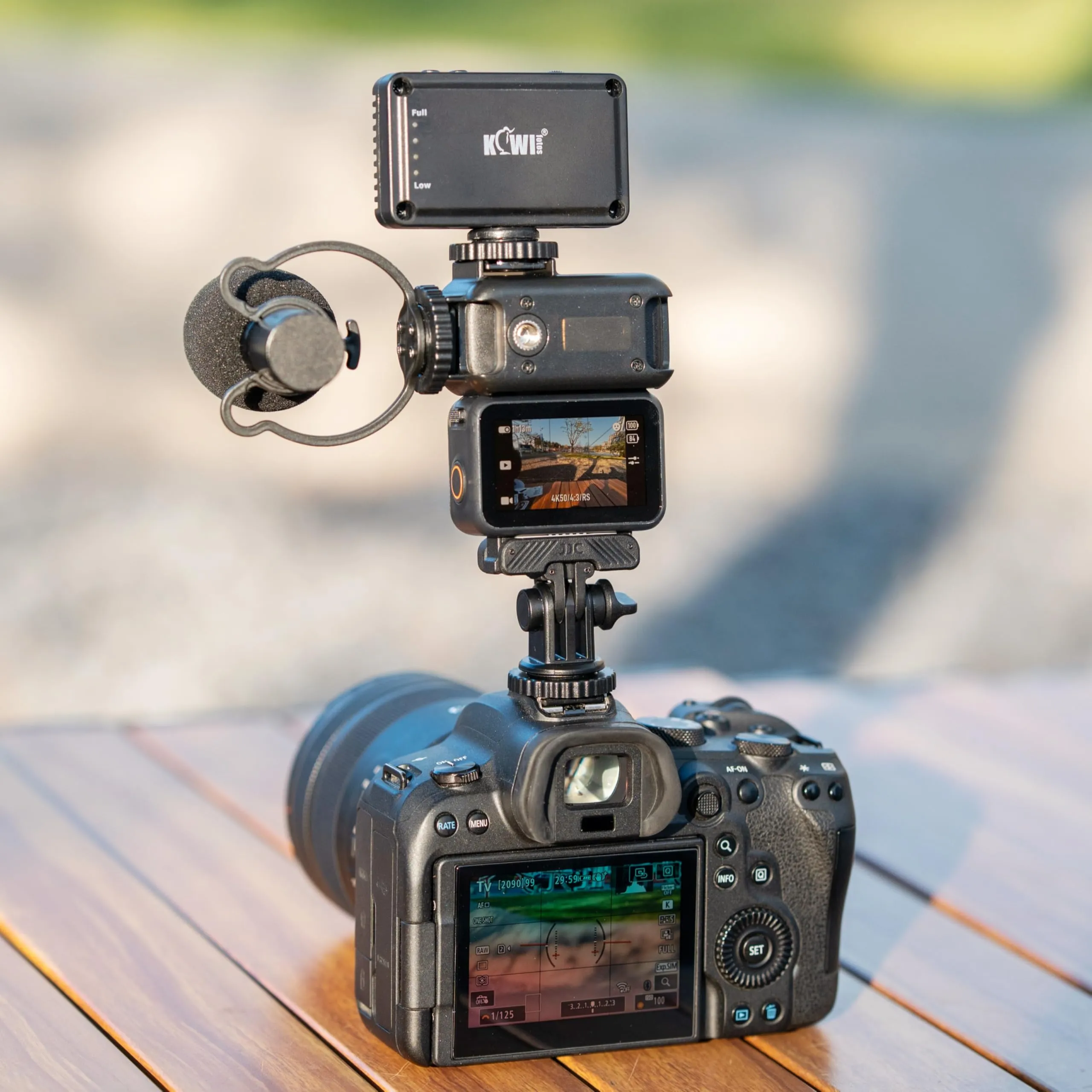 JJC Osmo Nano Expansion Cage with 2 Cold Shoe Mounts - immagine 9