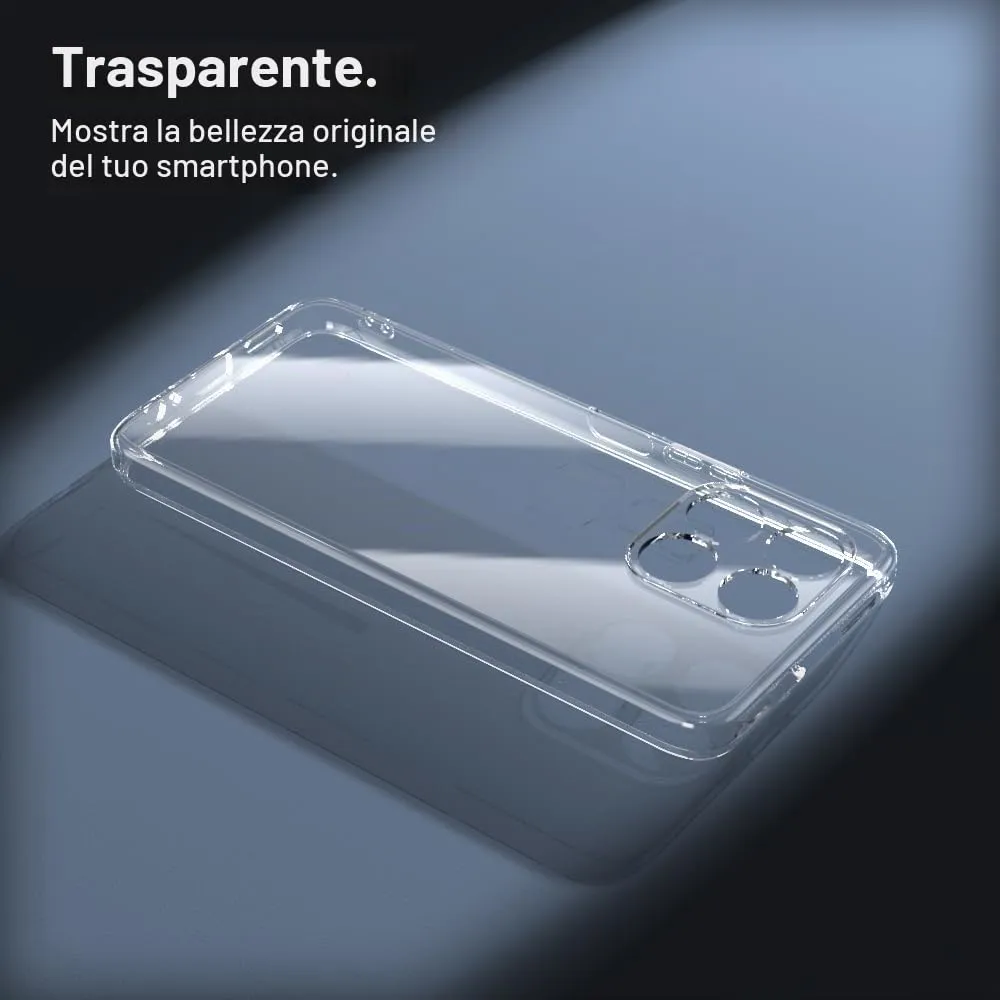 Captor Cover for Honor X6A / X6B, Transparent Soft Silicone Case, Anti-Scratch and Anti-Yellowing - immagine 3