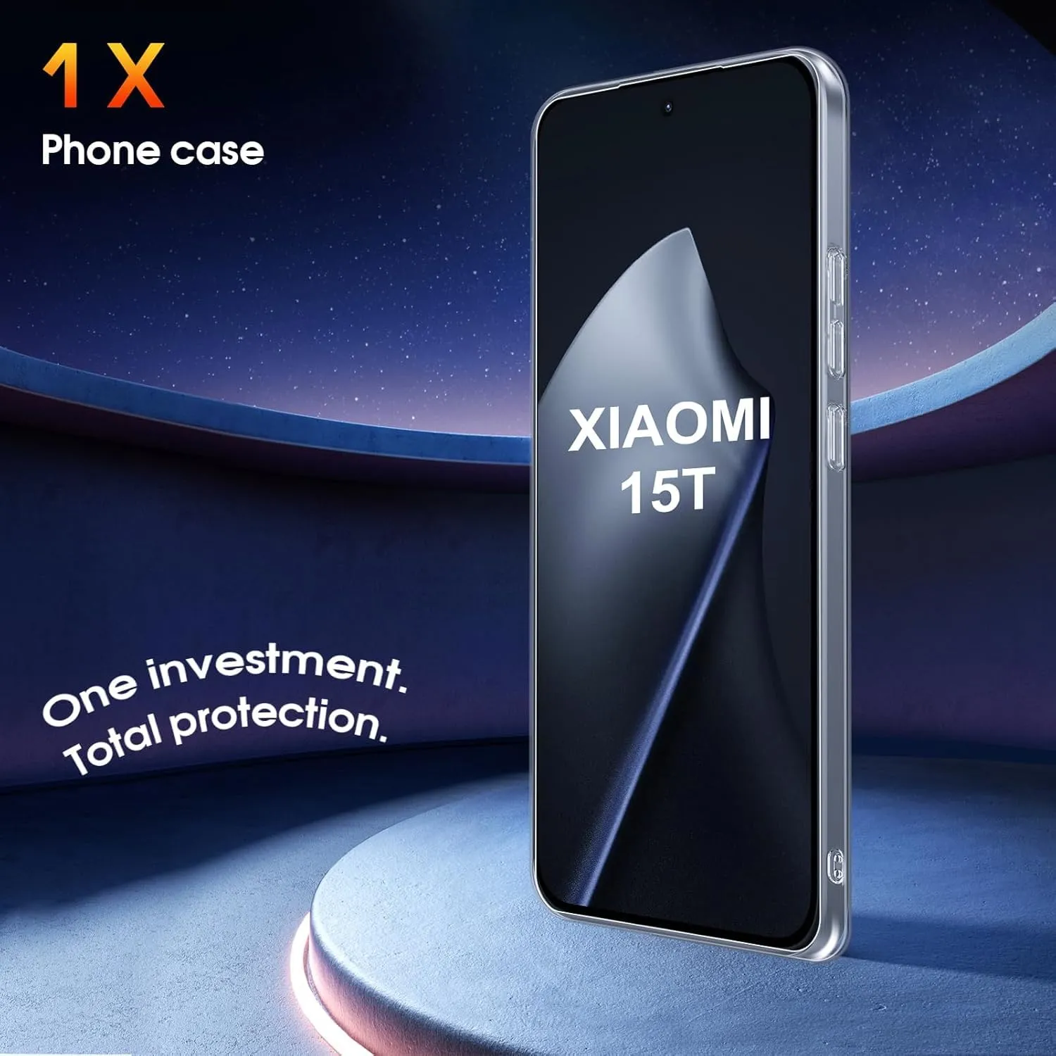 Captor Cover for Xiaomi 15T, Transparent Soft Silicone Case, Anti-Scratch and Anti-Yellowing - immagine 5
