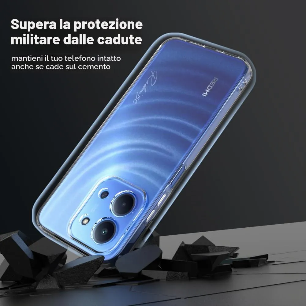 Captor Cover for Xiaomi Redmi 15C, Transparent Soft Silicone Case, Anti-Scratch and Anti-Yellowing - immagine 6