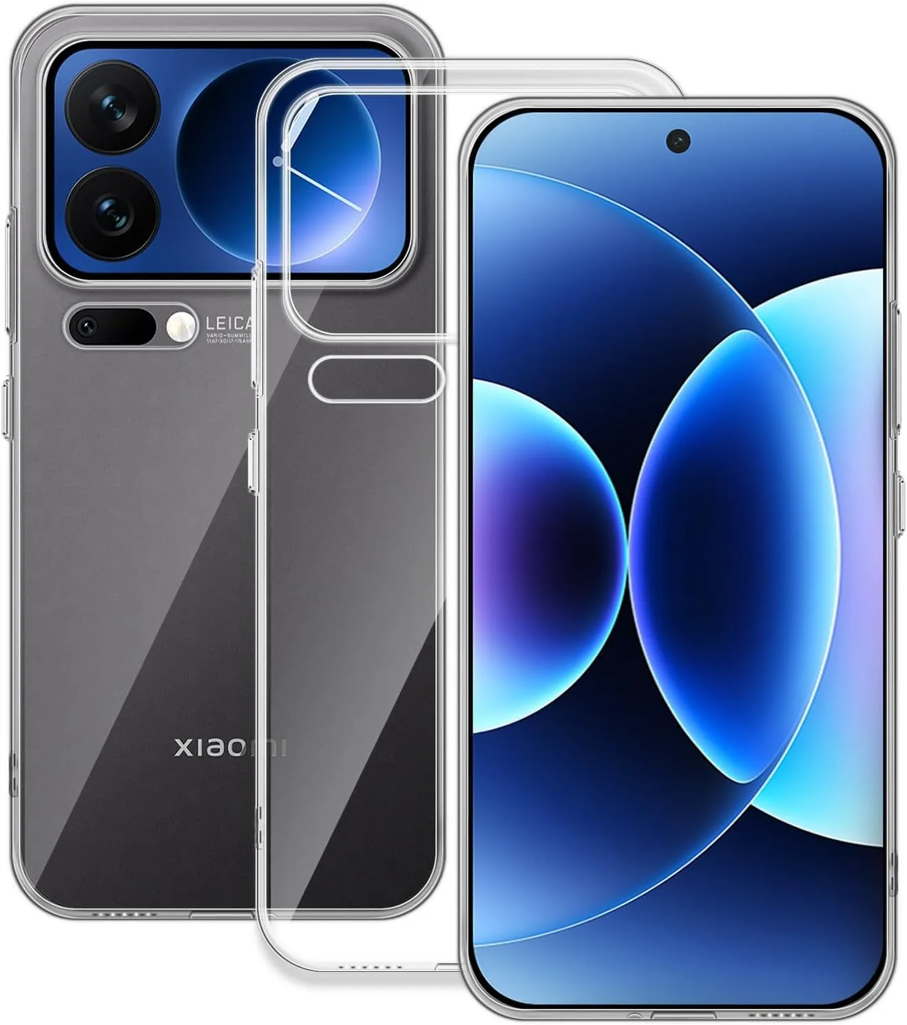 Captor Cover for Xiaomi 17 Pro, Transparent Soft Silicone Case, Anti-Yellowing and Anti-Scratch - immagine 3