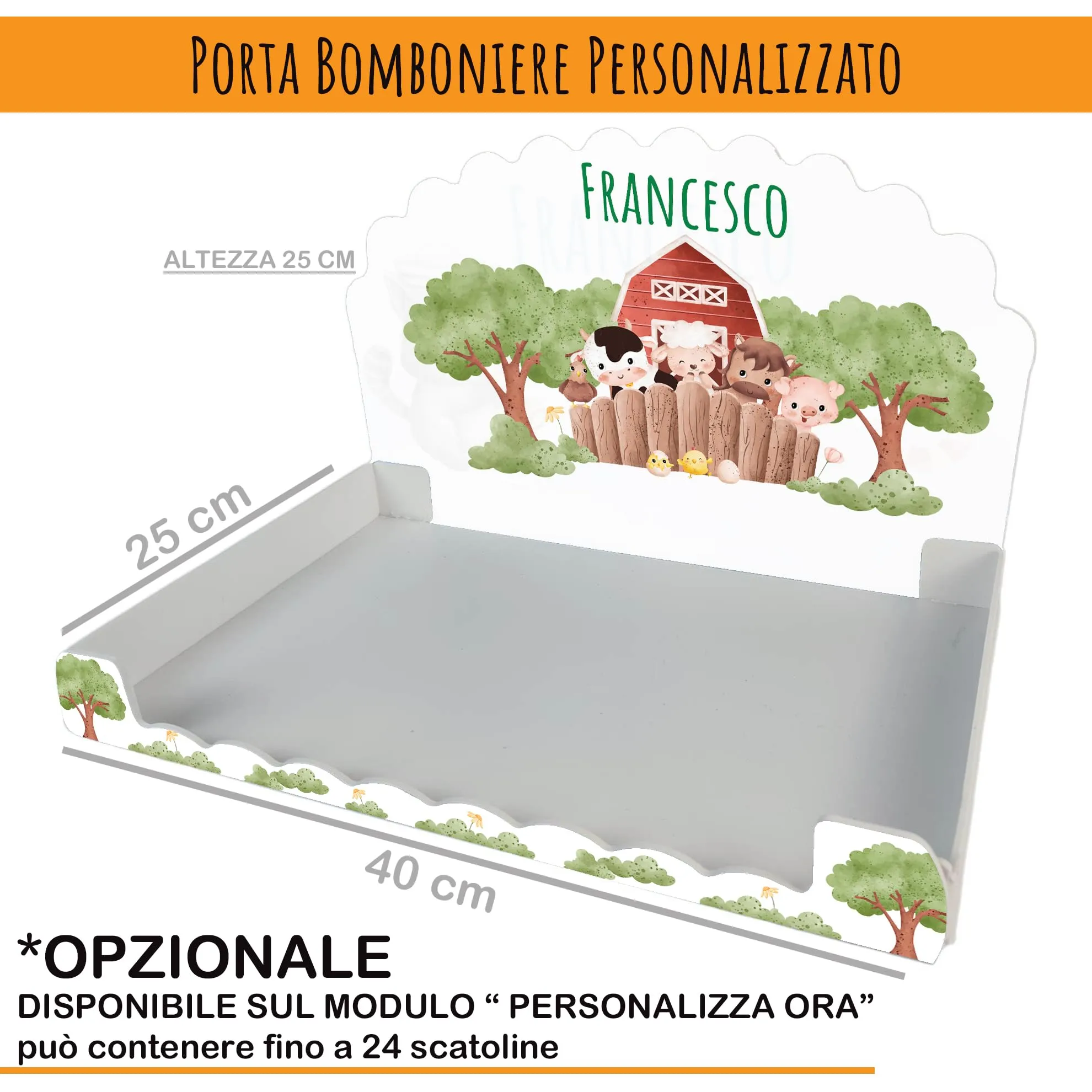 PV Grafik Scatole Portaconfetti Personalizzate con Nome e Data, 16 Pezzi (Nica23) - immagine 3