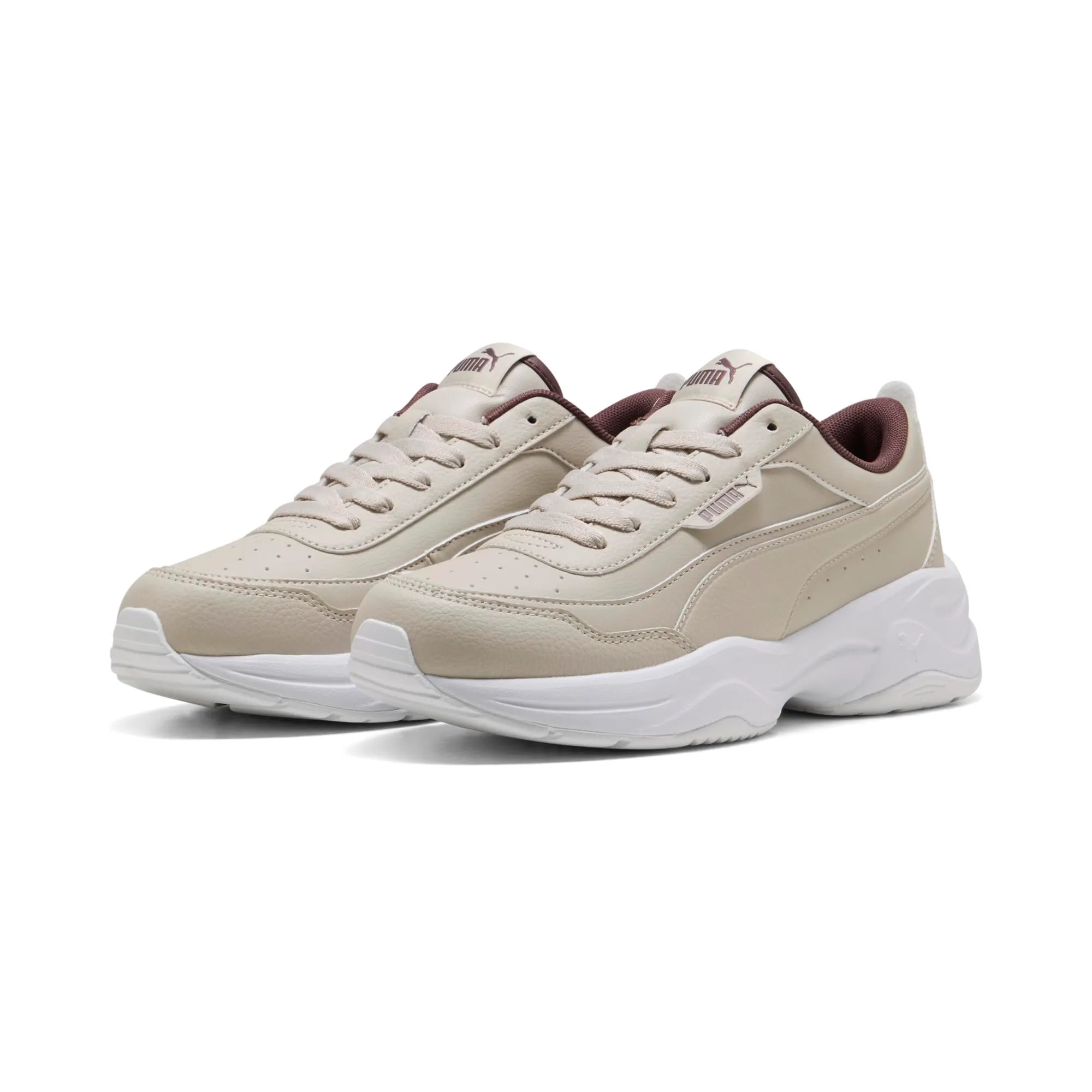 Puma Cilia Women's Sneakers, Silver Fog Rich Cocoa Puma White, 41 EU - immagine 1