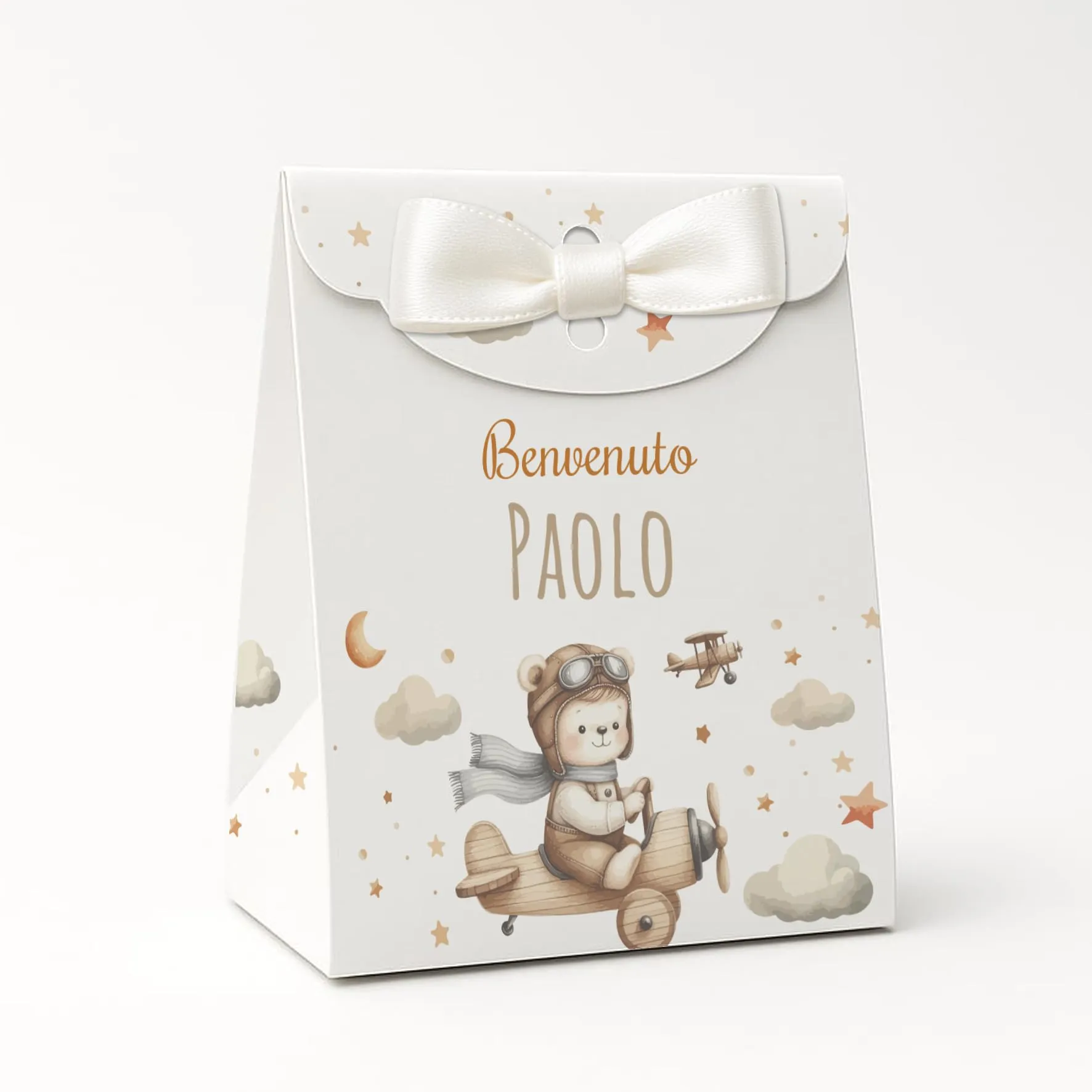 PV Grafik Scatola Portaconfetti Personalizzata con Nome e Data, 16 Pezzi, Nica19 - immagine 1
