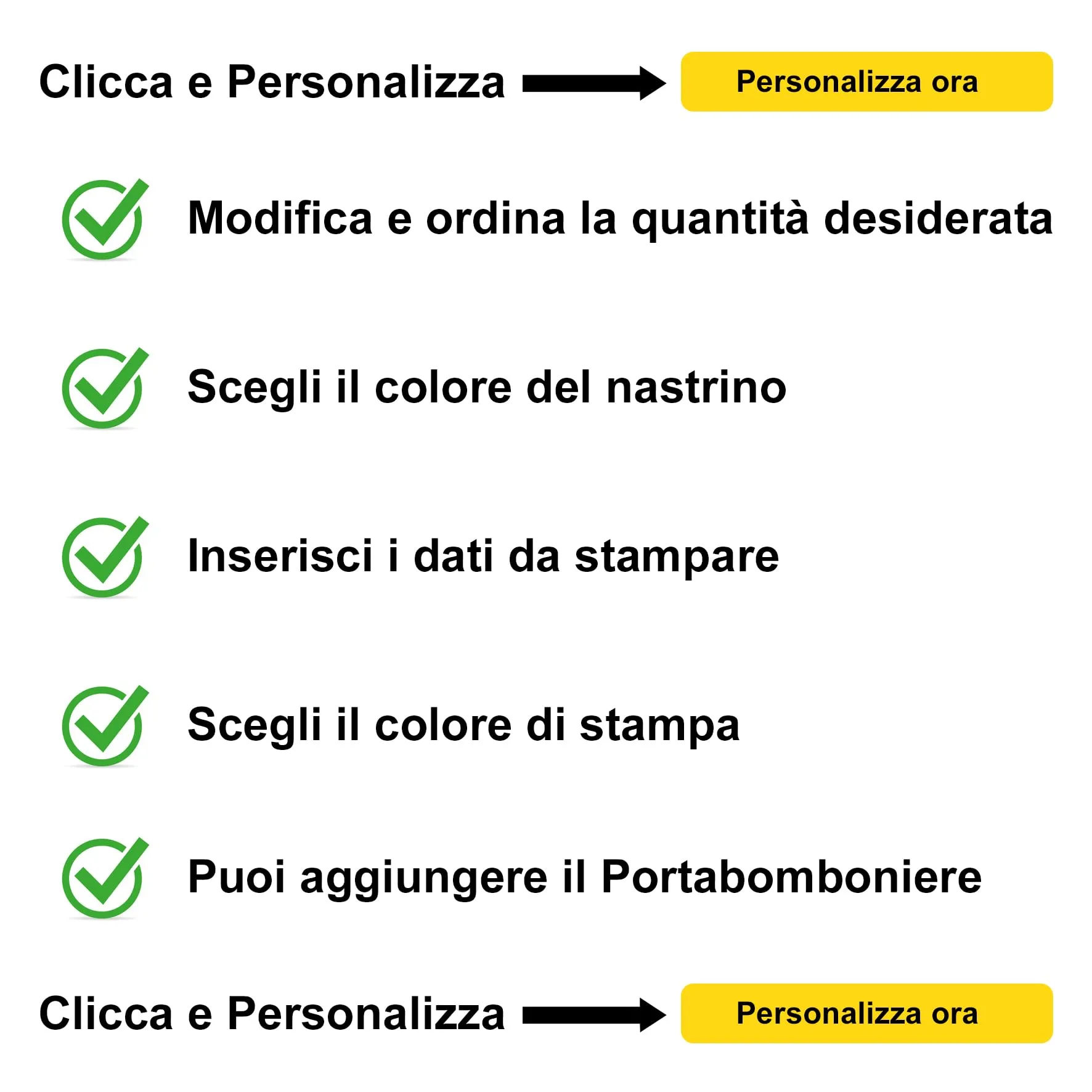 PV Grafik Scatole Portaconfetti Personalizzate con Nome e Data, 16 Pezzi (Nica17) - immagine 5