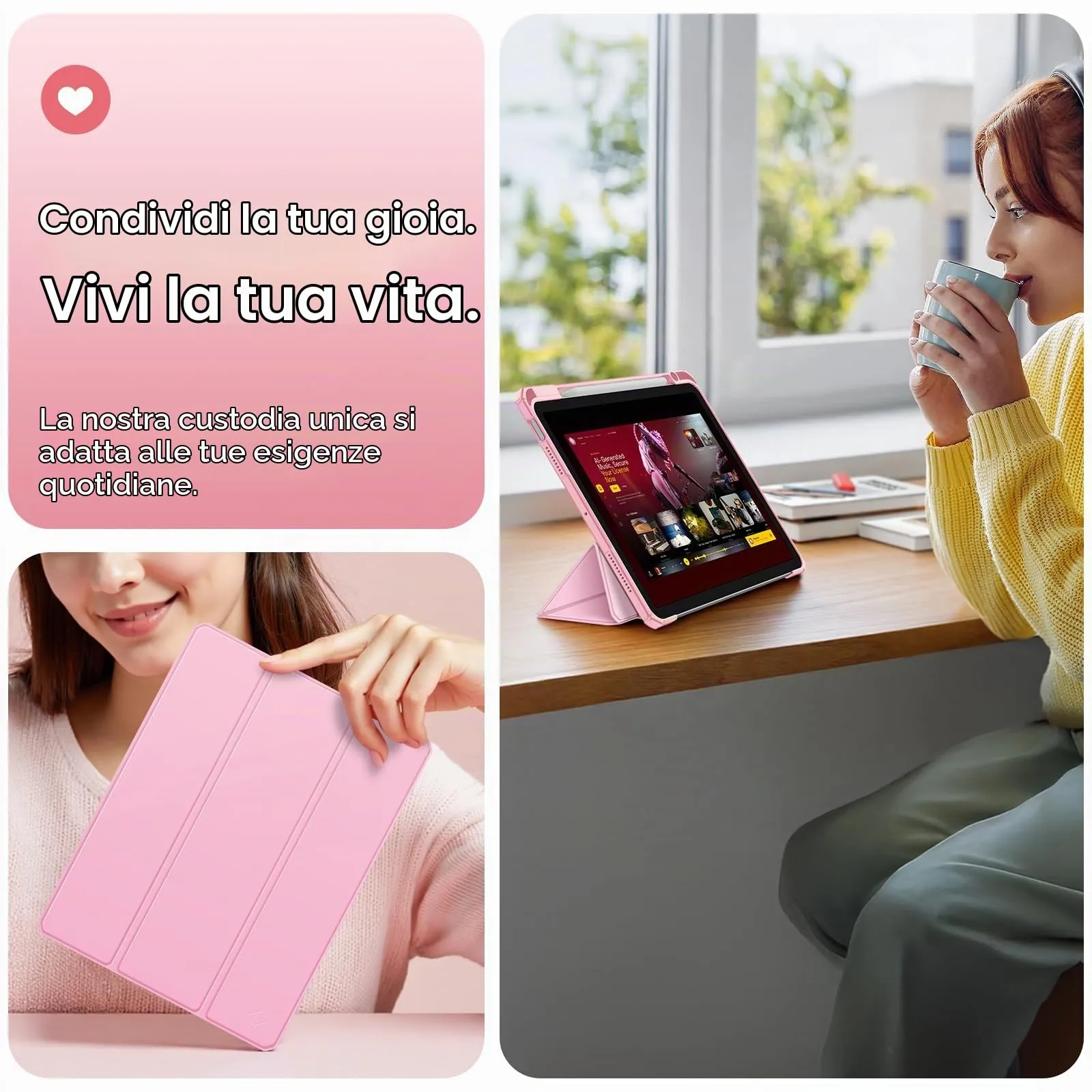FINTIE Cover for iPad Air 11" (M4/M3/M2 2024-2026) and iPad Air 5th & 4th Gen 10.9" - immagine 5
