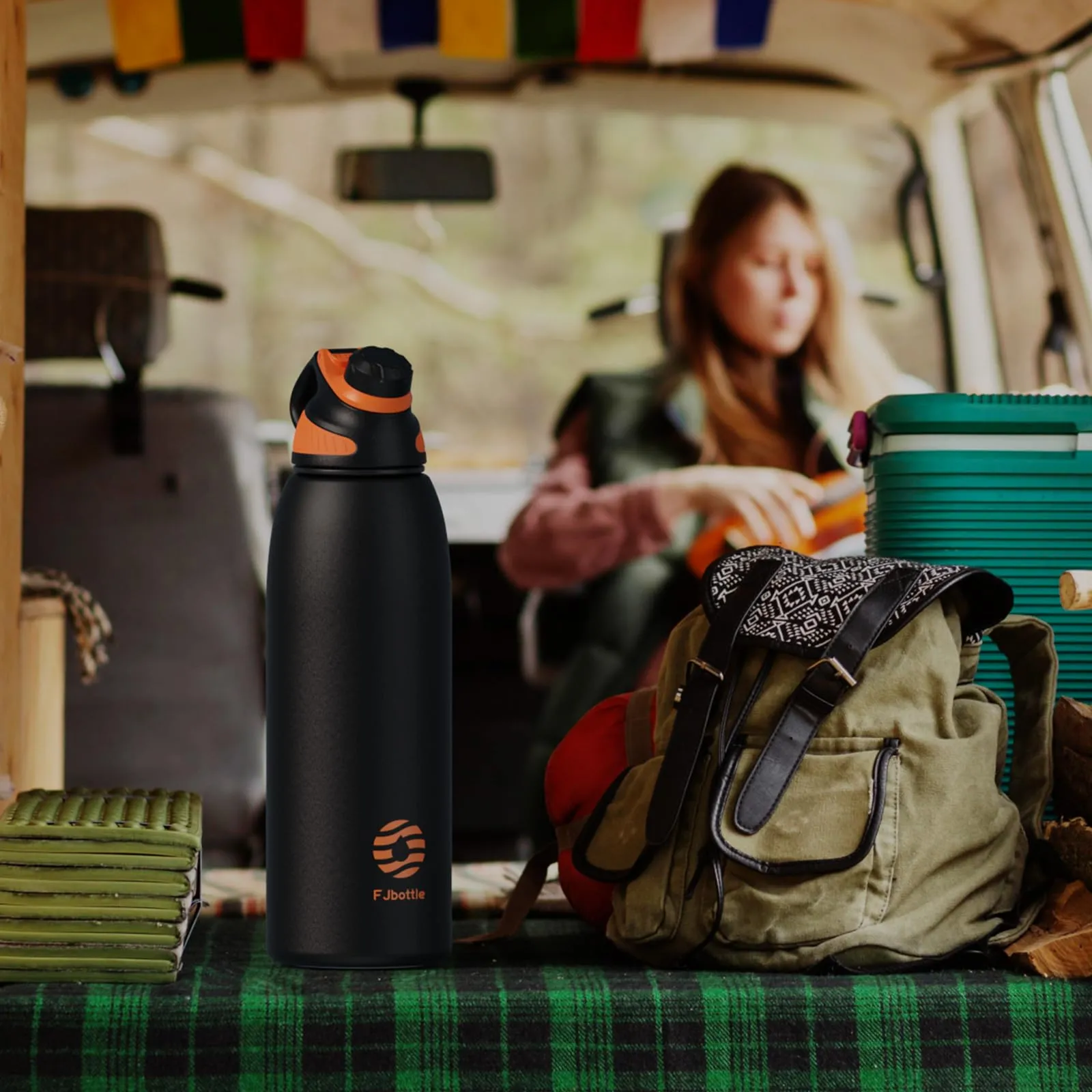 Fjbottle Borraccia Termica 1500ml Acciaio Inox con Tappo Magnetico Outdoor - immagine 9