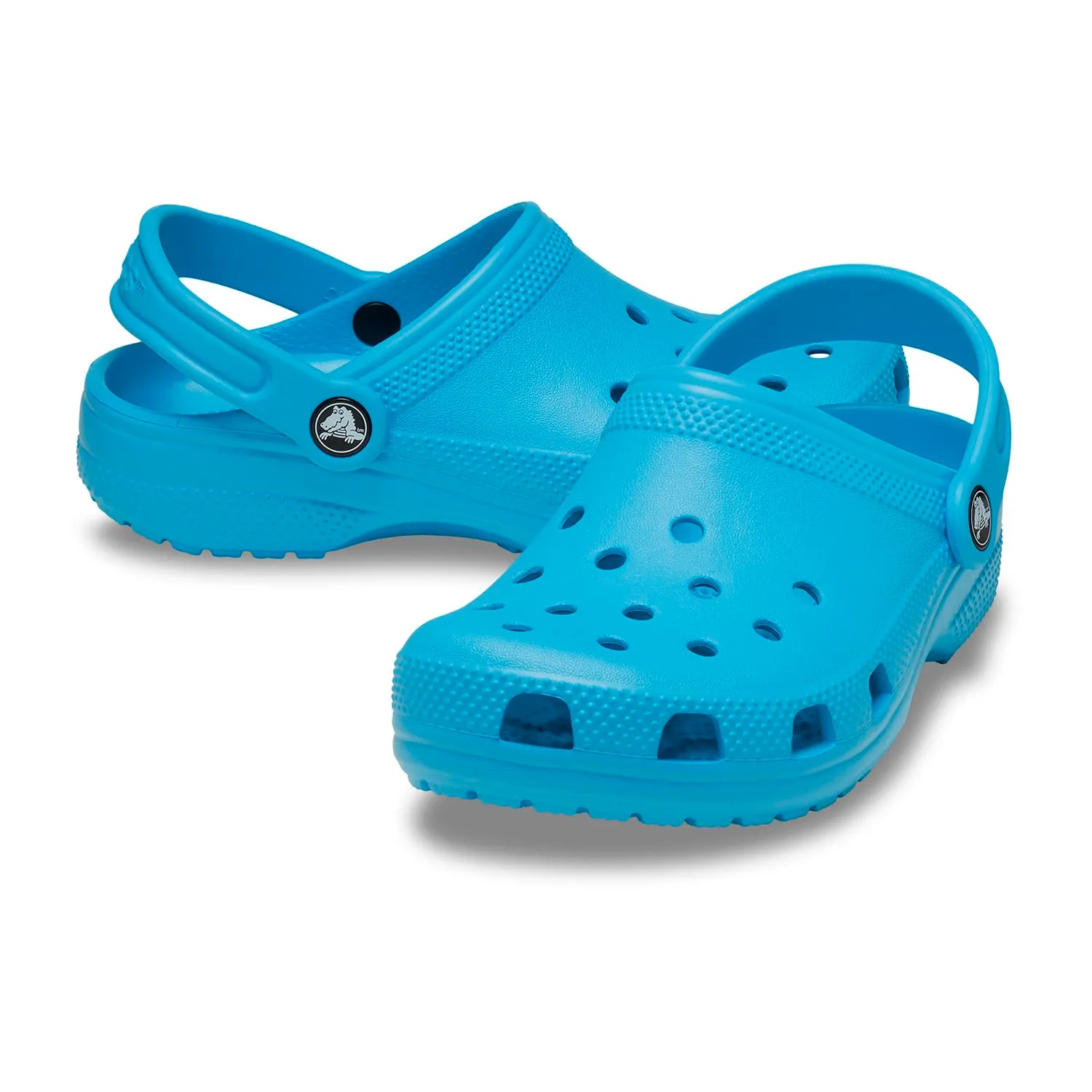 Crocs Classic Clog K Kids' Clogs, Venetian Blue, 28/29 EU - immagine 2