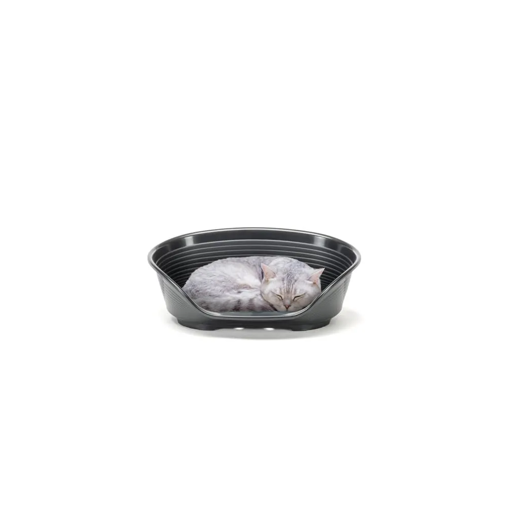 Ferplast Siesta Deluxe Cuccia per cani e gatti, 43 x 28 x 17,5 cm, Nero - immagine 1