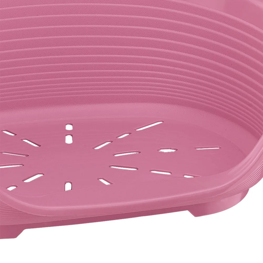 Ferplast Siesta Deluxe 4 Dog and Cat Plastic Bed, 61.5 x 45 x 21.5 cm, Rosa - immagine 3
