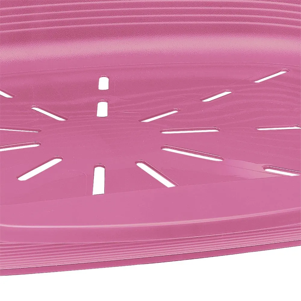 Ferplast Siesta Deluxe 4 Dog and Cat Plastic Bed, 61.5 x 45 x 21.5 cm, Rosa - immagine 4