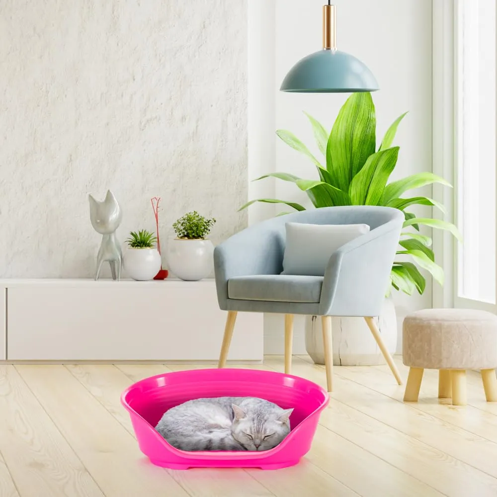 Ferplast Cuccia per Cani e Gatti in Plastica, Taglia 2, 49 x 36 x 17,5 cm, Glicine - immagine 5