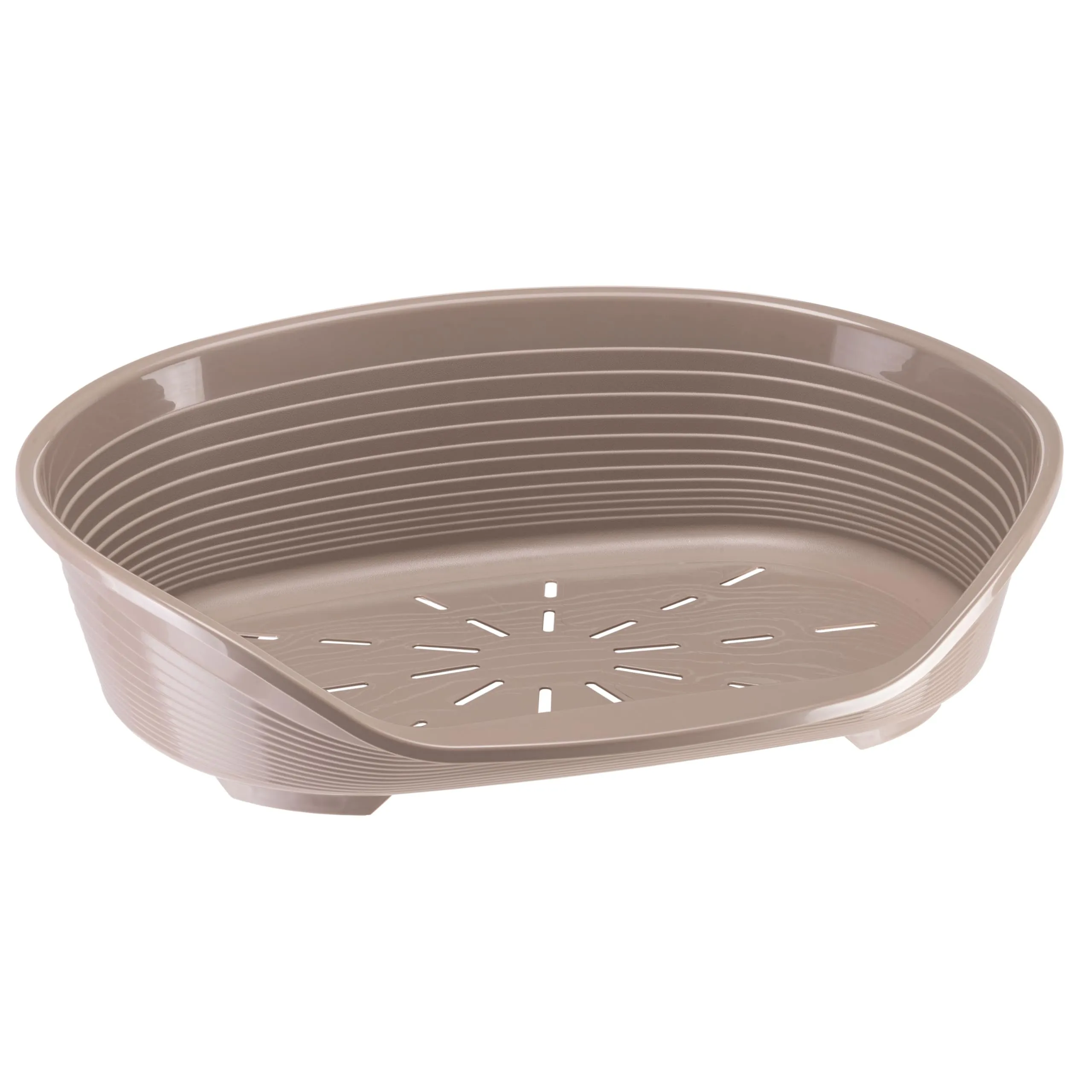 Ferplast Cuccia per Cani e Gatti in Plastica, 70.5 x 52 x 23.5 cm, Tortora - immagine 1