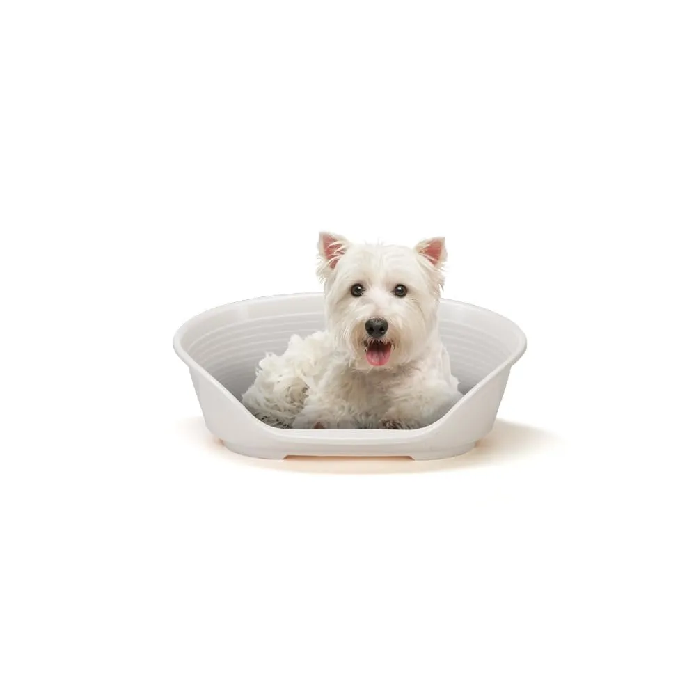 Ferplast Siesta Deluxe Cuccia per Cani e Gatti, Taglia 4, 54 x 35 x 21,5 cm, Bianco - immagine 1