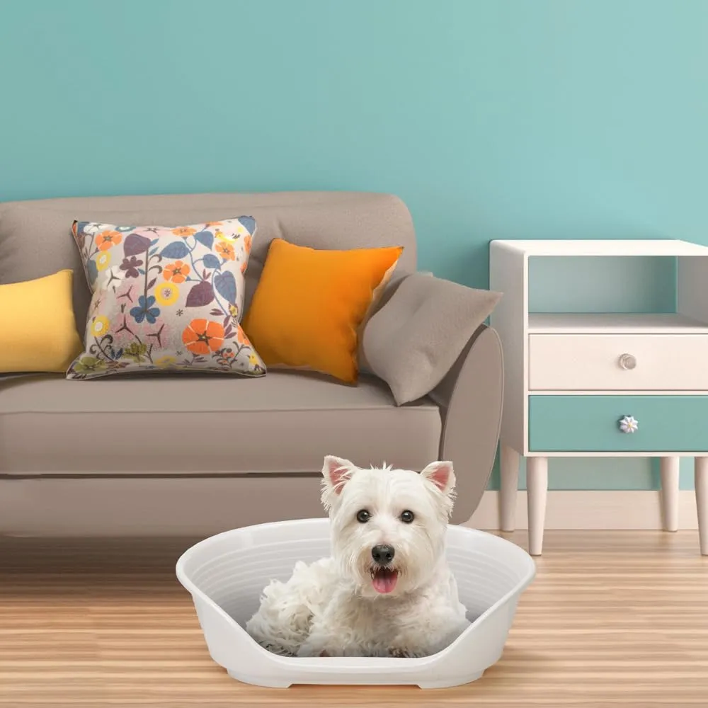 Ferplast Siesta Deluxe Cuccia per Cani e Gatti, Taglia 4, 54 x 35 x 21,5 cm, Bianco - immagine 4