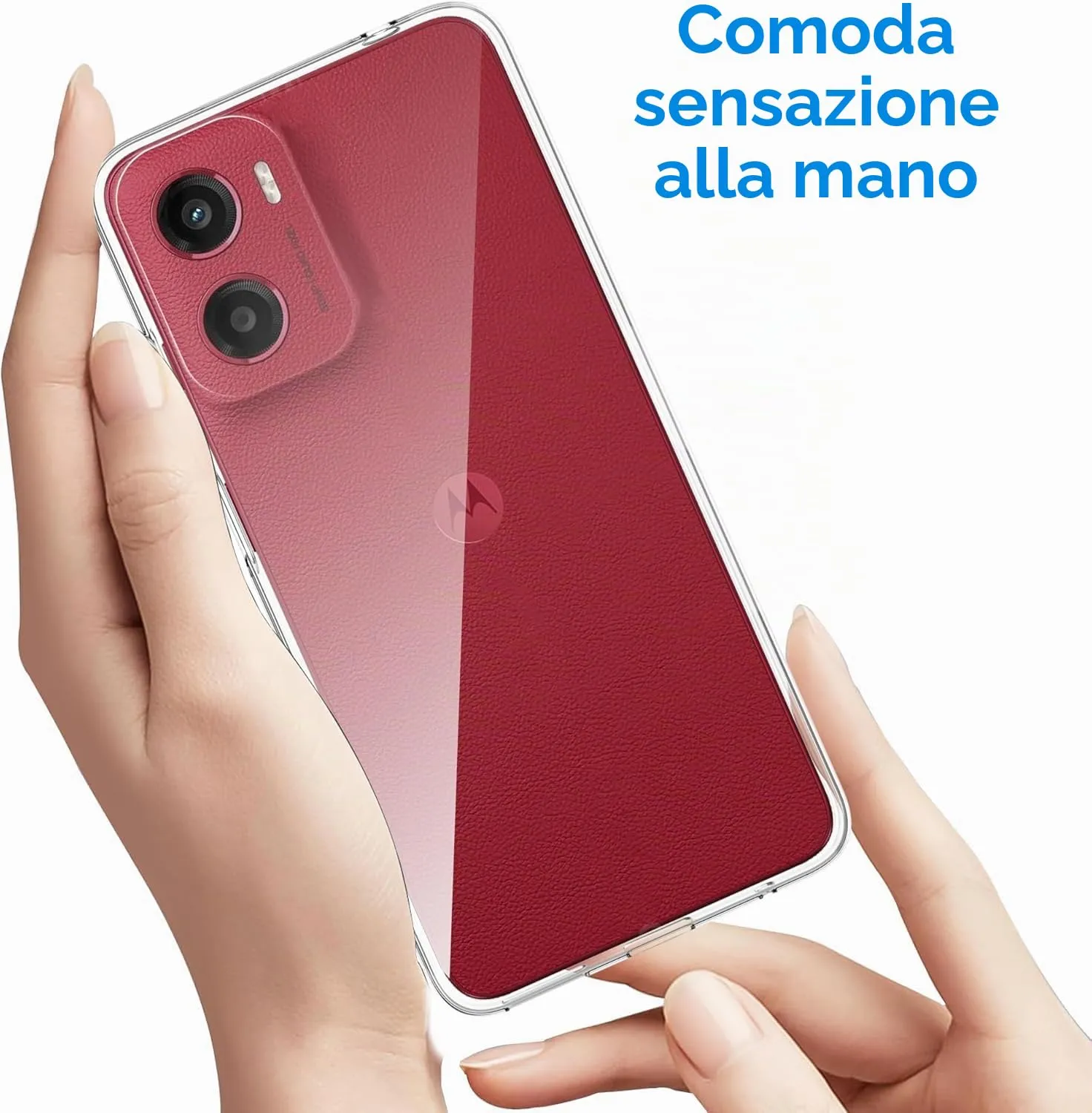 Captor Transparent Soft Silicone Case for Motorola Moto G05 4G - immagine 5