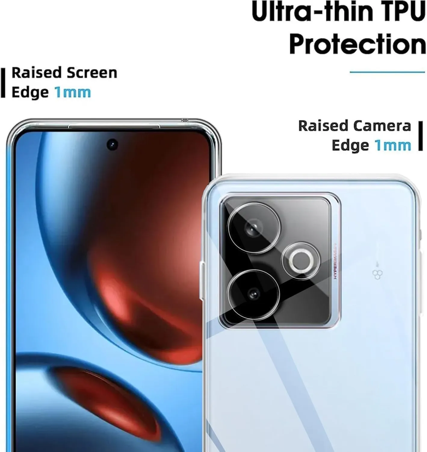 Captor Clear Soft Silicone Case for Realme GT 7T 5G - immagine 2