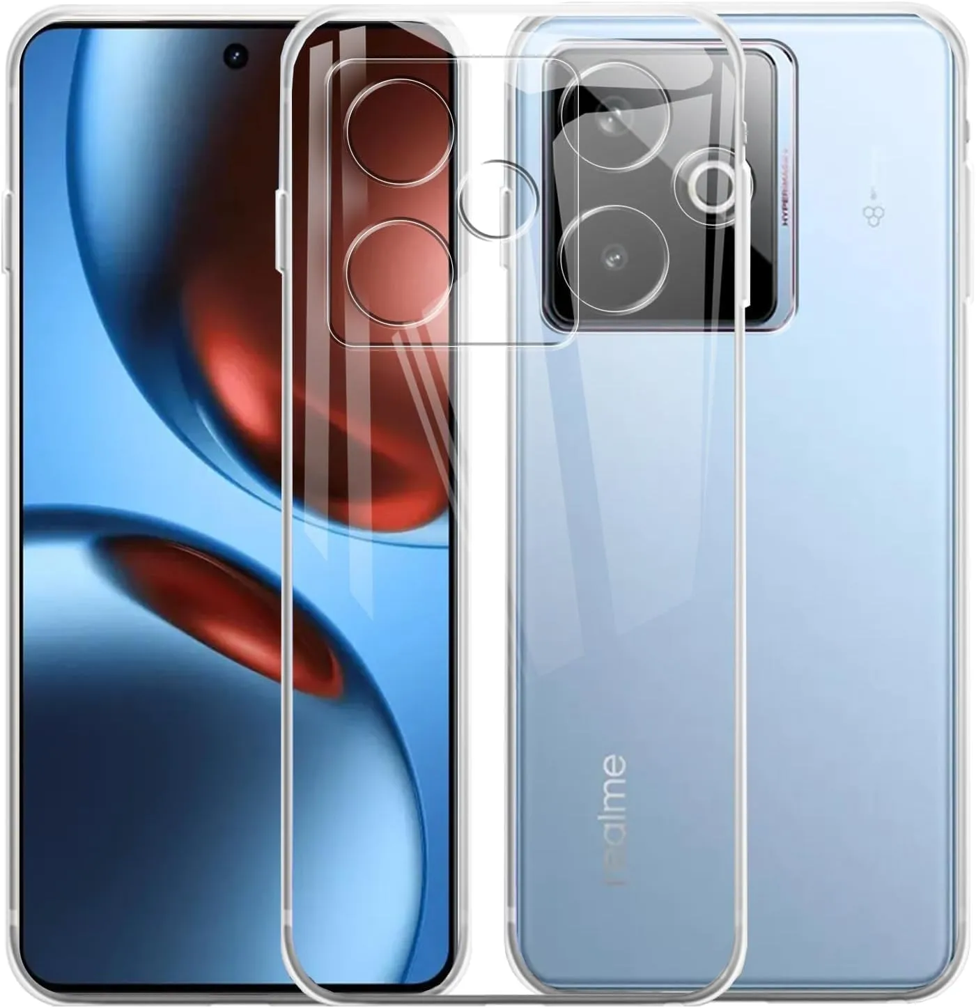 Captor Clear Soft Silicone Case for Realme GT 7T 5G - immagine 3
