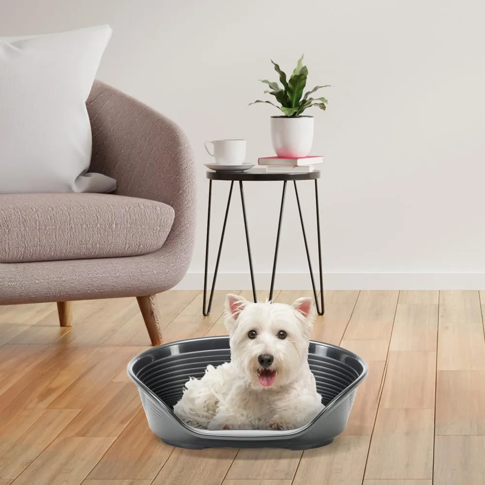 Ferplast Siesta Deluxe Cuccia per cani e gatti, 54 x 35 x 21,5 cm, Black - immagine 3