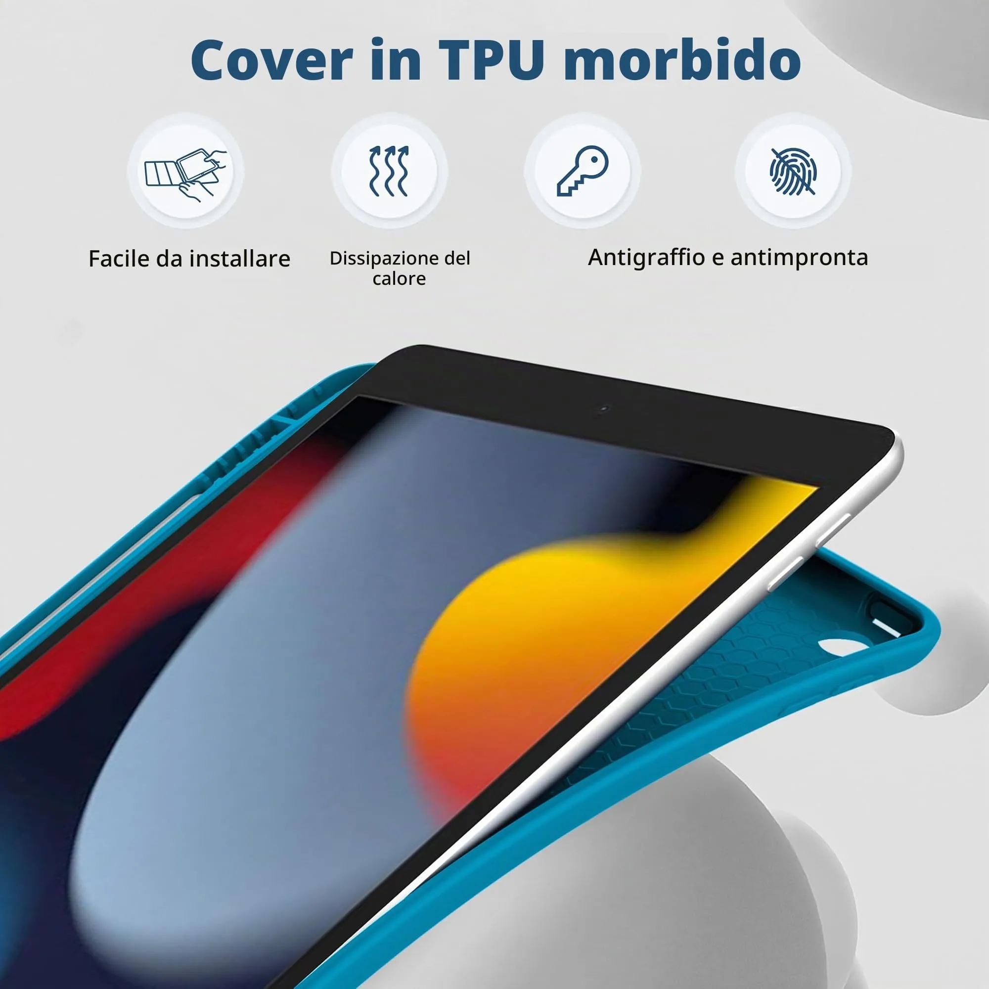 CACOE Cover per iPad 9a/8a/7a Generazione 10.2 pollici - immagine 7