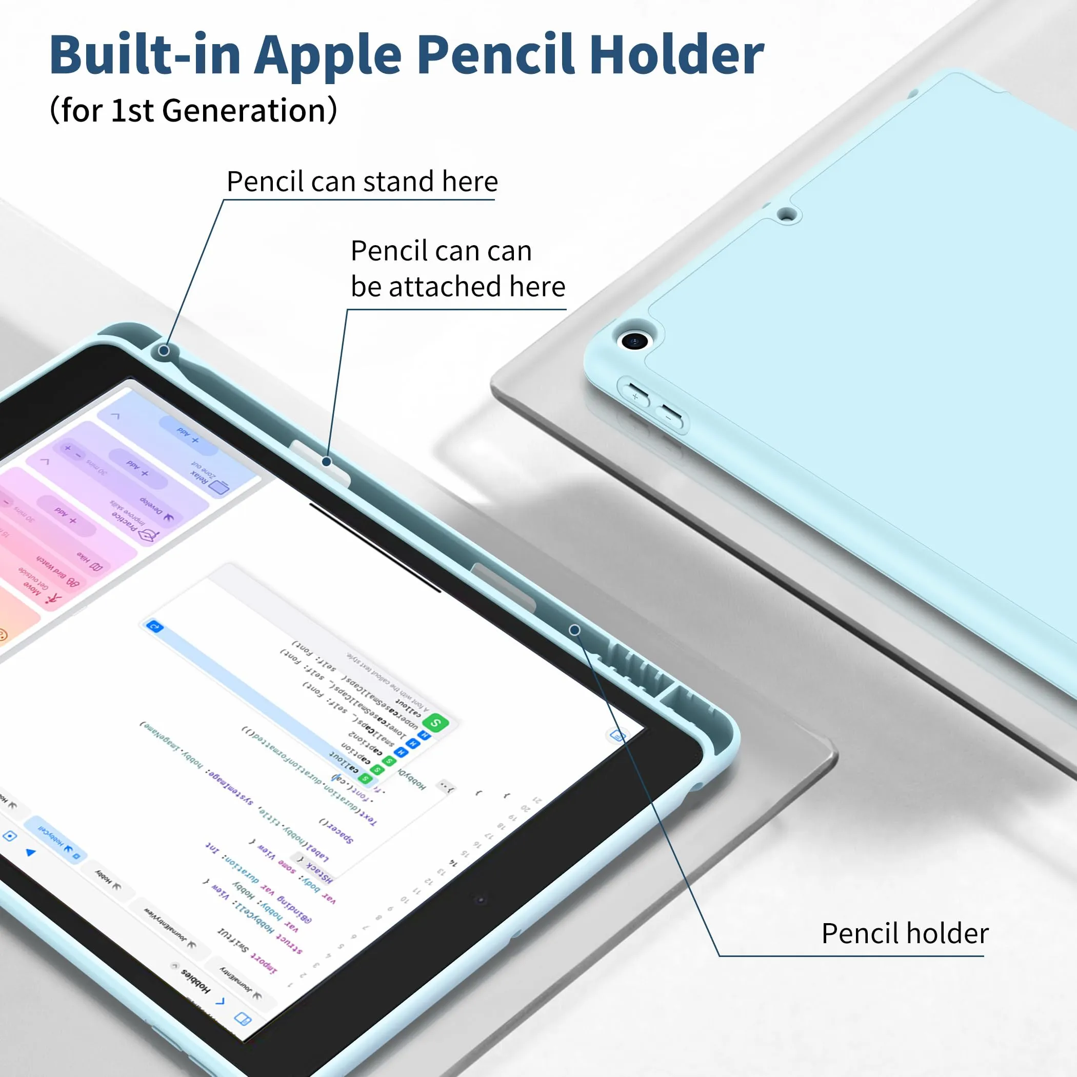 CACOE Cover per iPad 9a / 8a / 7a Generazione 10.2 pollici - immagine 3