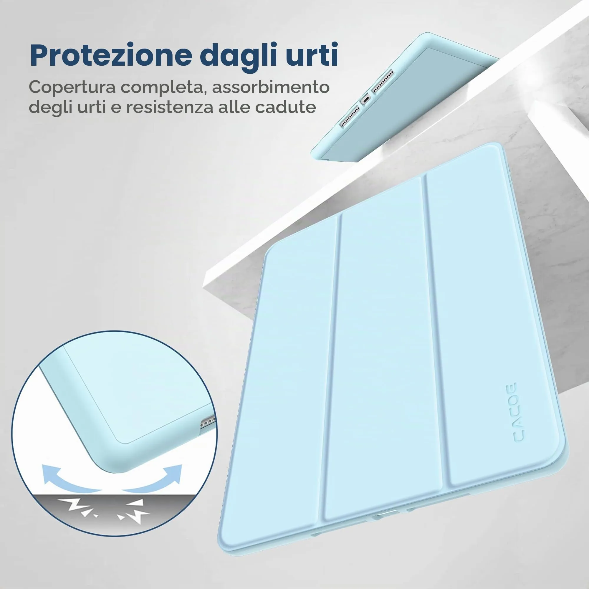 CACOE Cover per iPad 9a / 8a / 7a Generazione 10.2 pollici - immagine 5