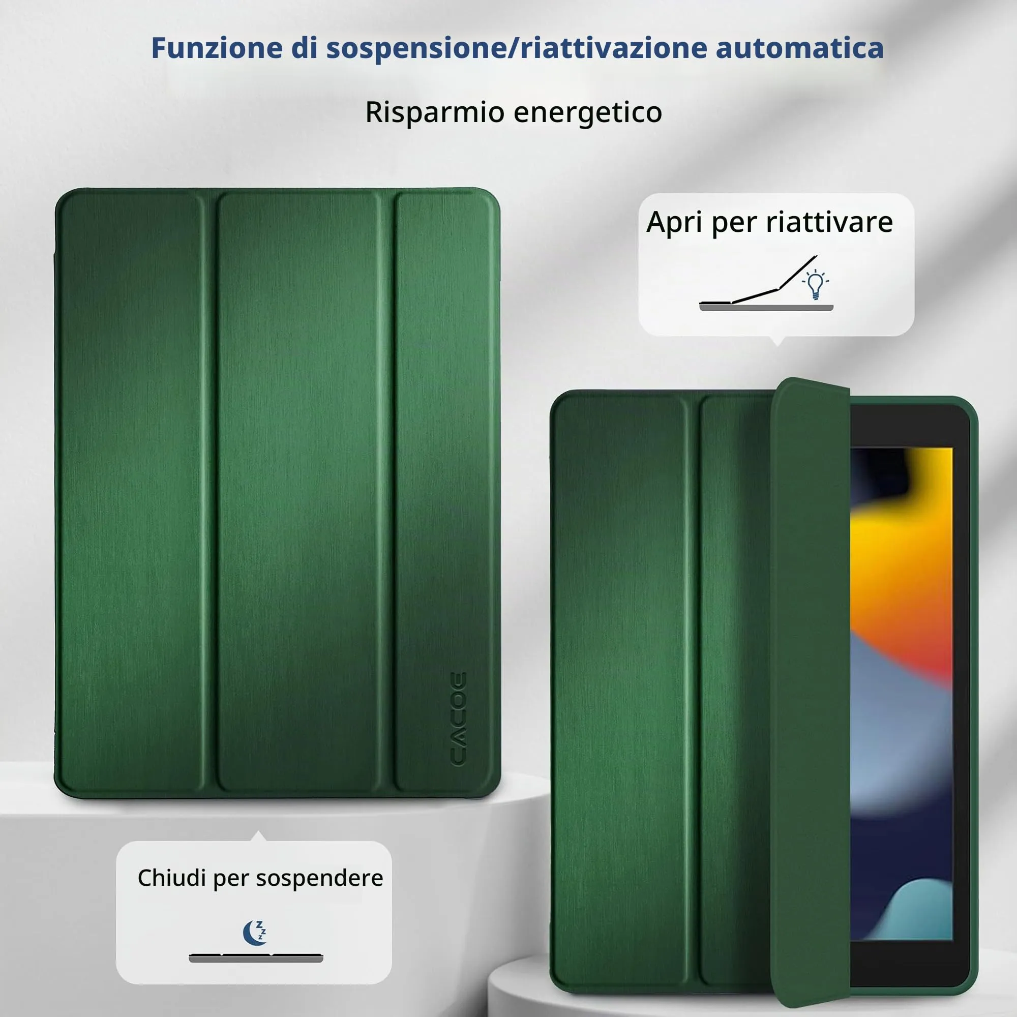 CACOE Cover per iPad 9a / 8a / 7a Generazione (10,2 pollici) - immagine 4
