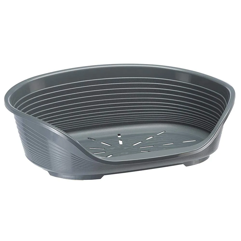 Ferplast Cuccia Cani in Plastica Taglia 12, Grigio Scuro, 111 x 80.5 x 33.5 cm - immagine 1