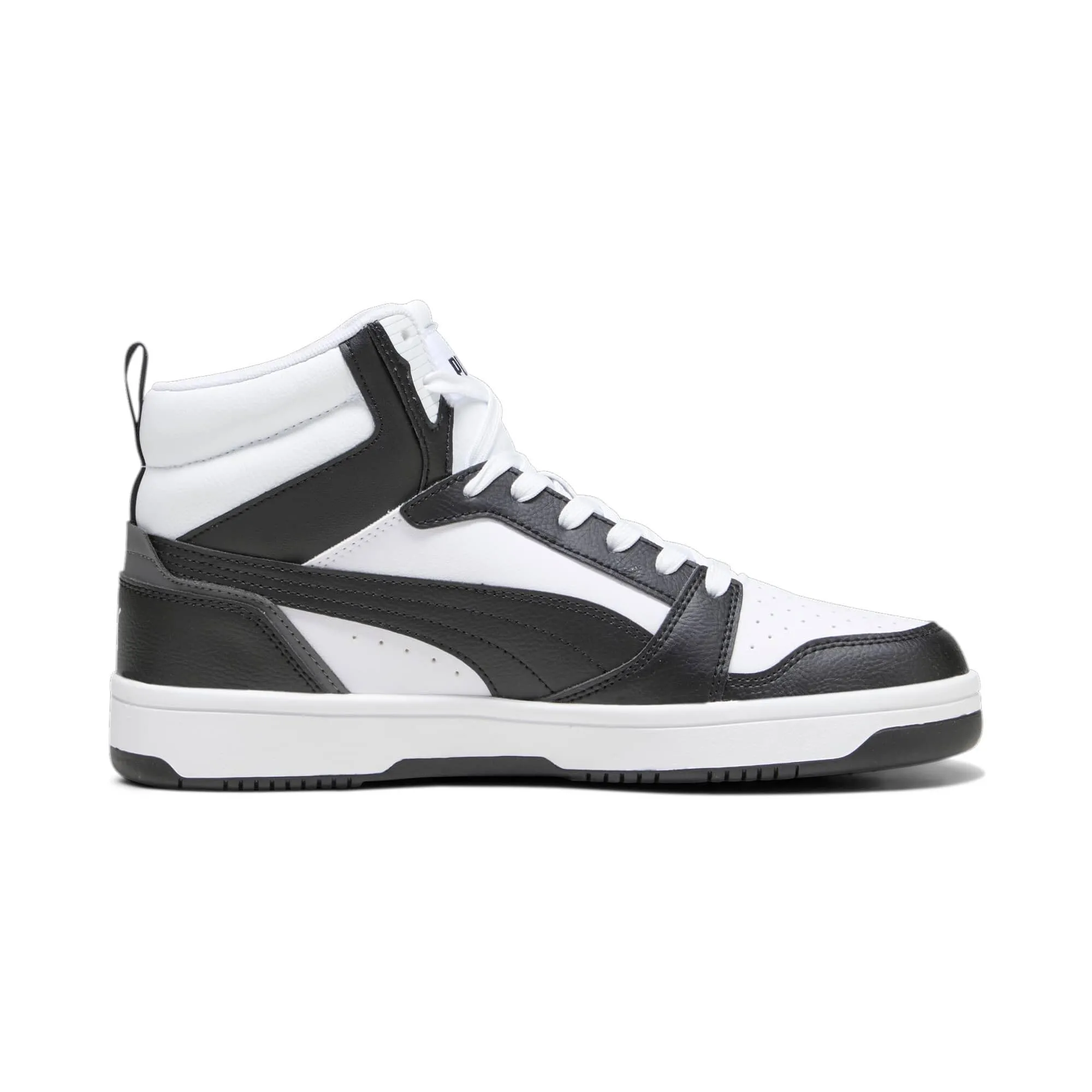 PUMA Rebound V6 Unisex Adult Sneakers - White Black Shadow Gray White, 46 EU - immagine 4