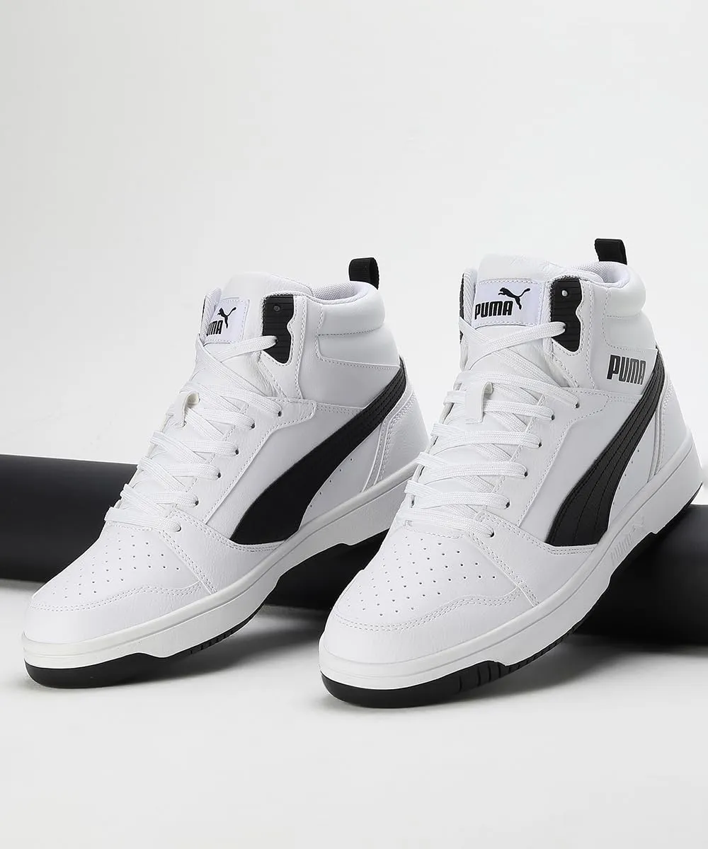 PUMA Rebound V6 Unisex Adult Sneakers, White Black, 48.5 EU - immagine 4
