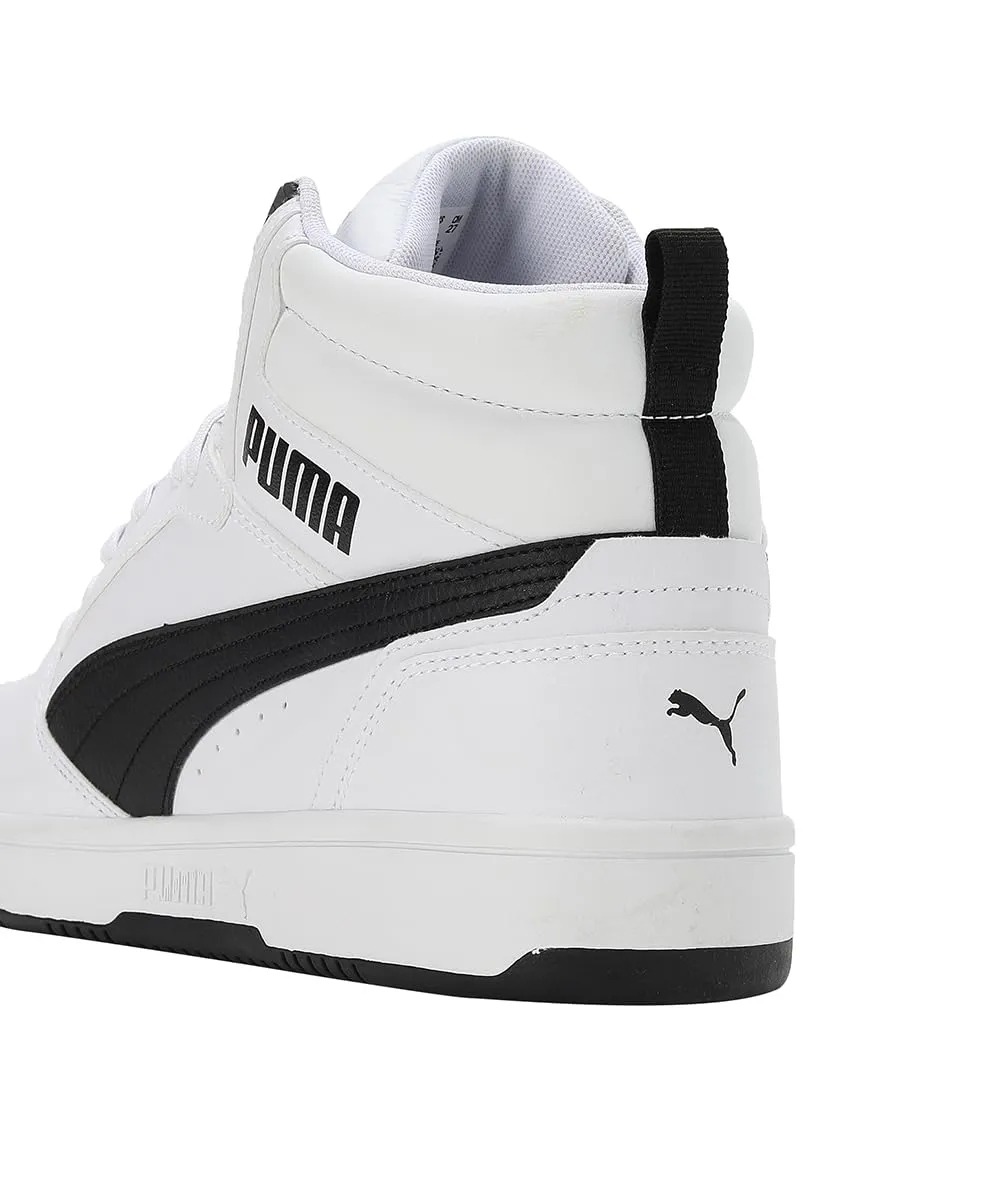 PUMA Rebound V6 Unisex Adult Sneakers, White Black, 44.5 EU - immagine 8
