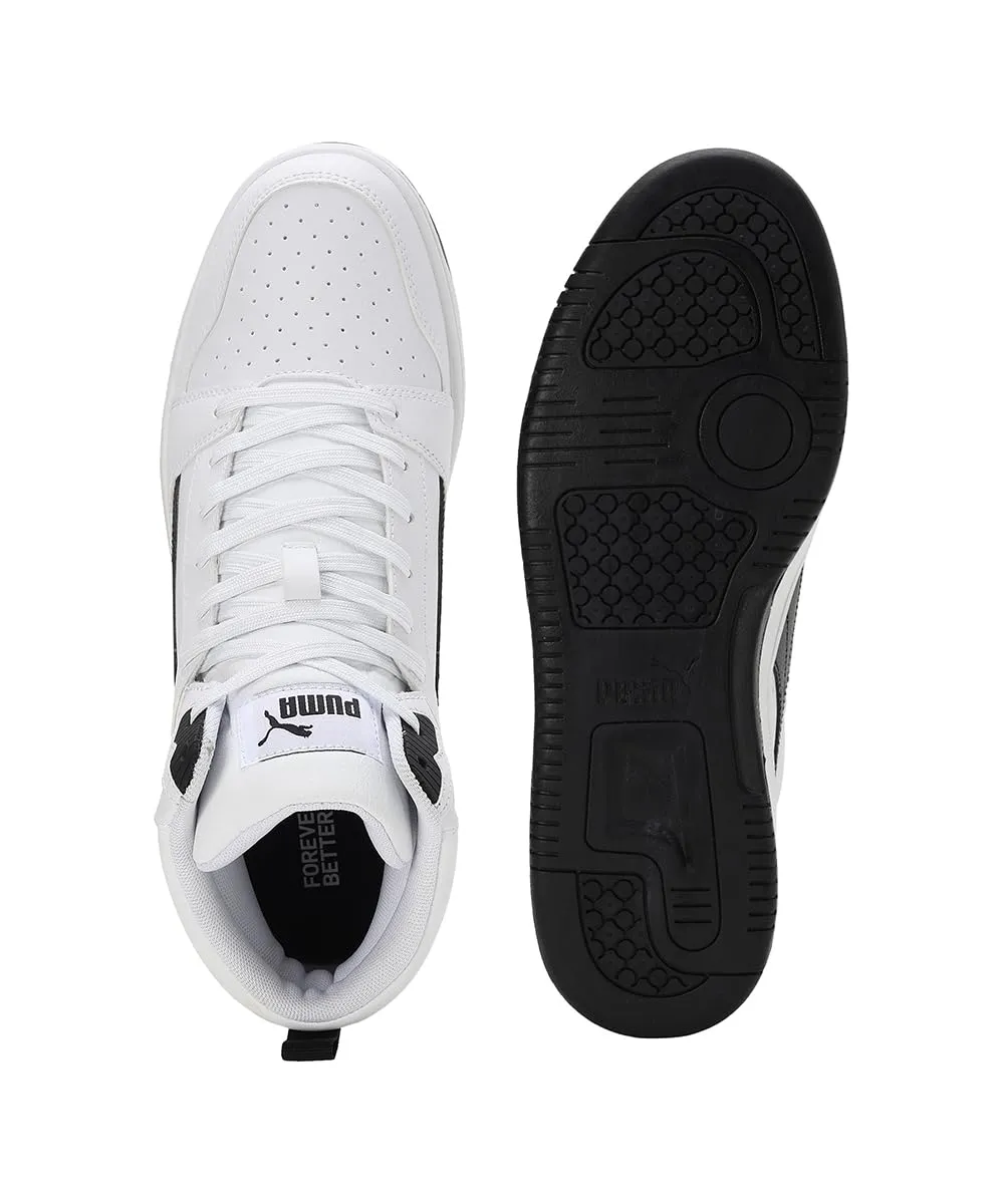PUMA Rebound V6 Unisex Adult Sneakers, White Black, 43 EU - immagine 6