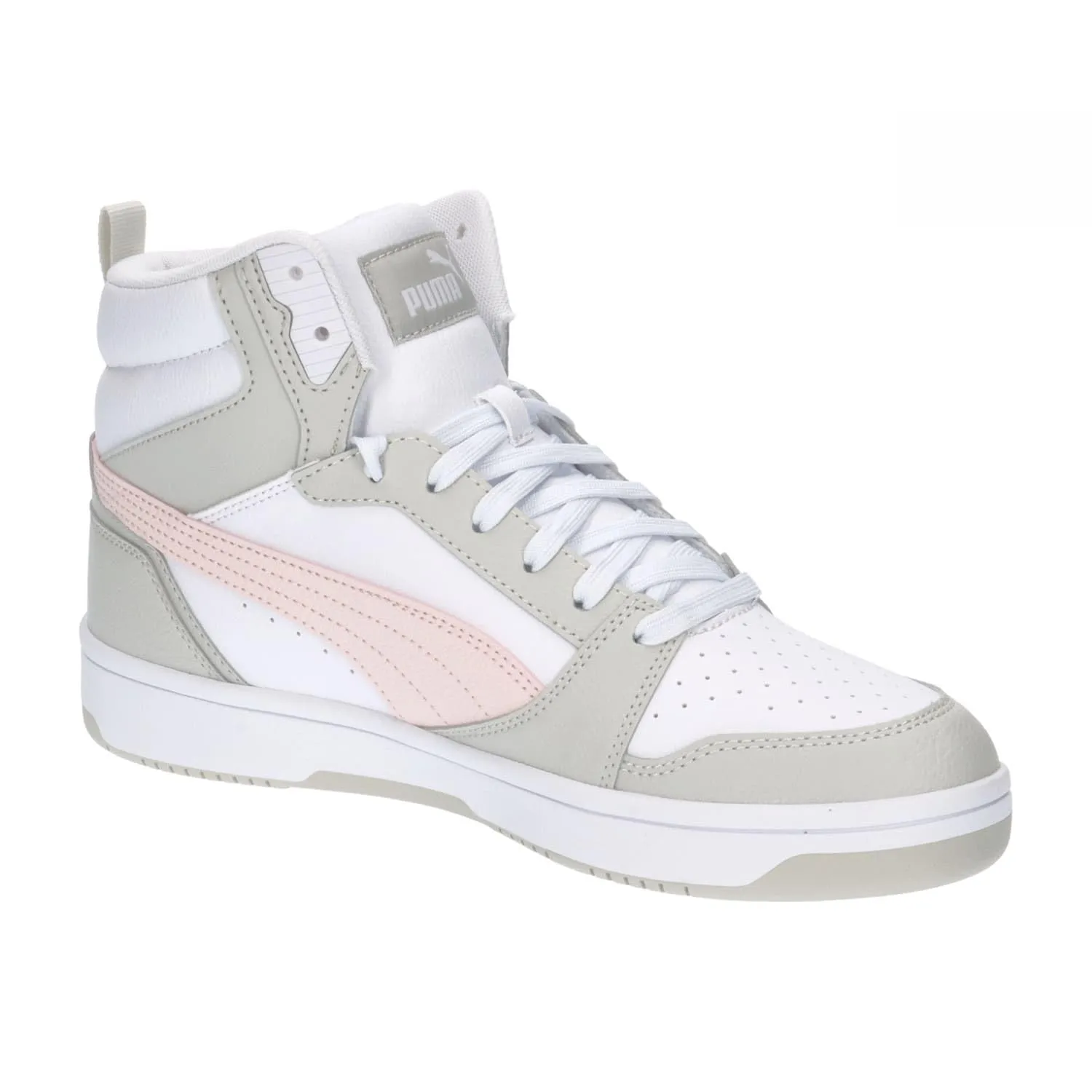 PUMA Rebound V6 Unisex Adult Sneakers, White Frosty Pink Sedate Gray, 38 EU - immagine 9