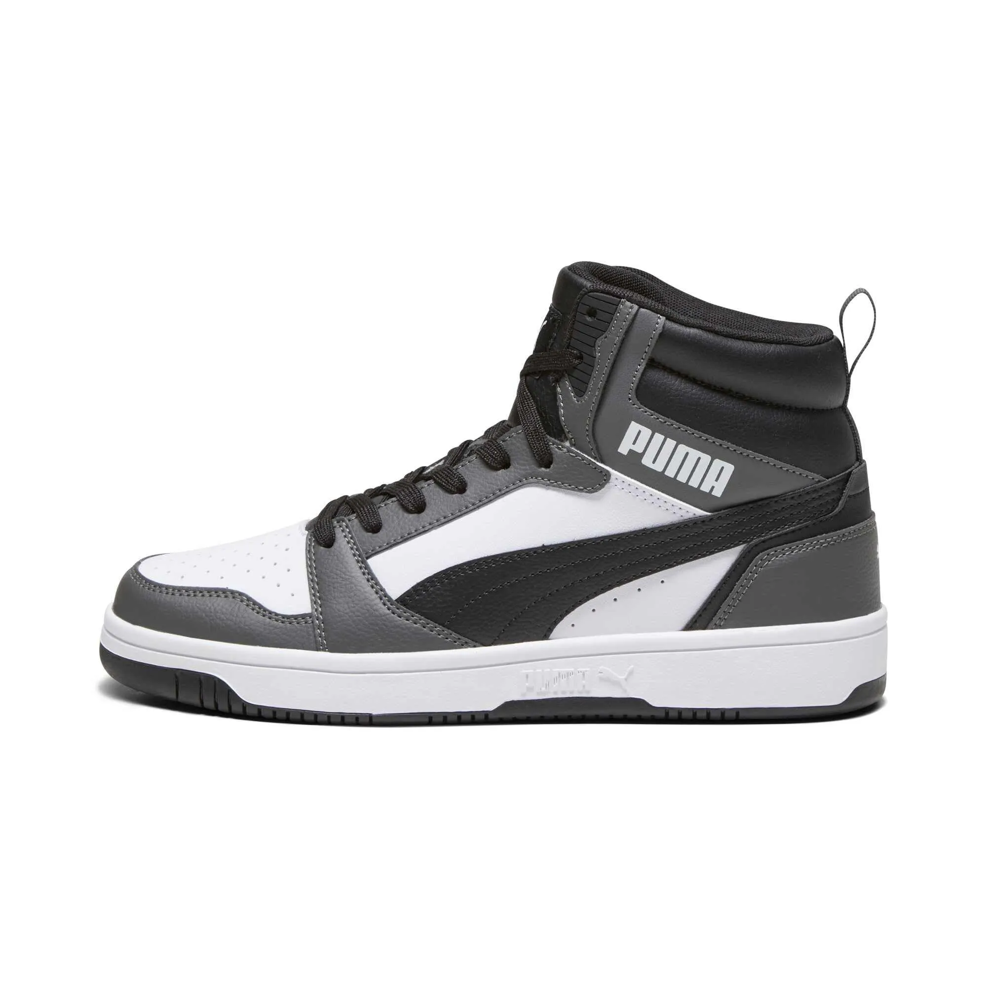 PUMA Rebound V6 Unisex Adult Sneakers - White Black Shadow Gray, 45 EU - immagine 1