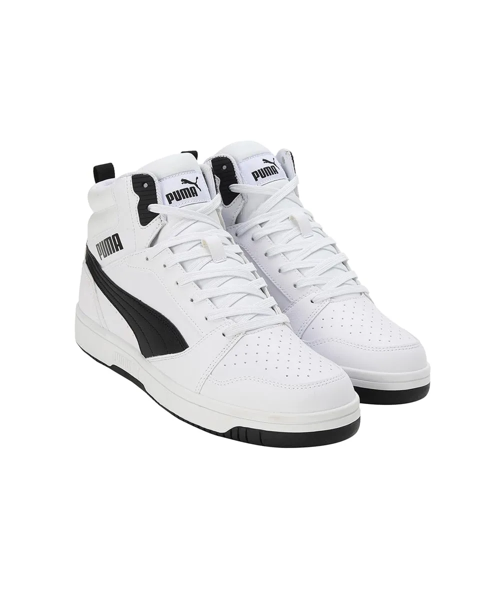 PUMA Rebound V6 Unisex Adult Sneakers, White Black, 37.5 EU - immagine 5