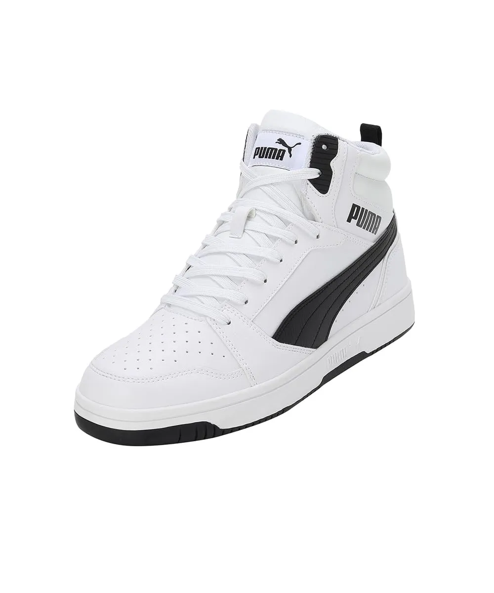 PUMA Rebound V6 Unisex Adult Sneakers, White Black, 42 EU - immagine 1