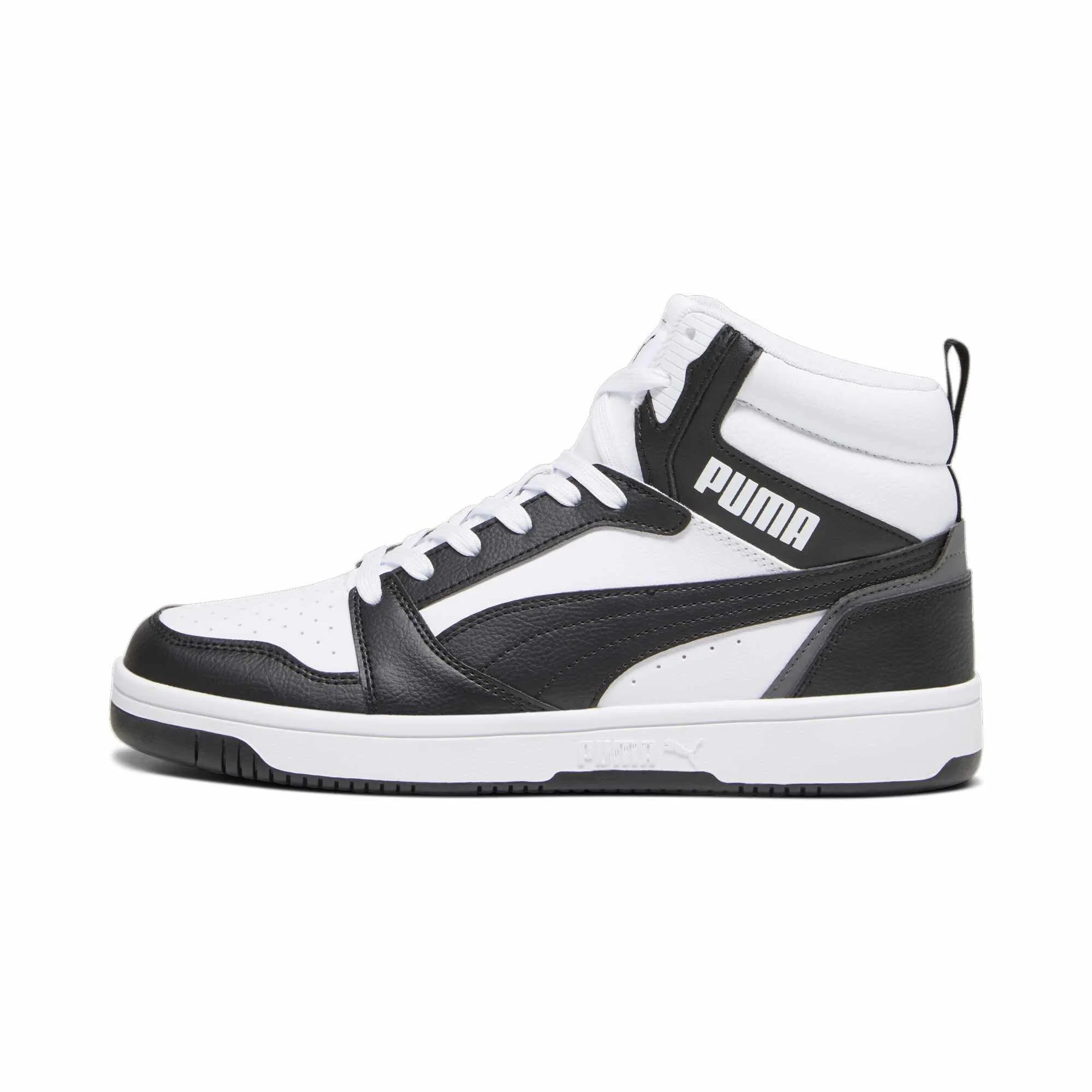 Puma Rebound V6 Unisex Adult Sneakers, White Black Shadow Gray White, 44.5 EU - immagine 1