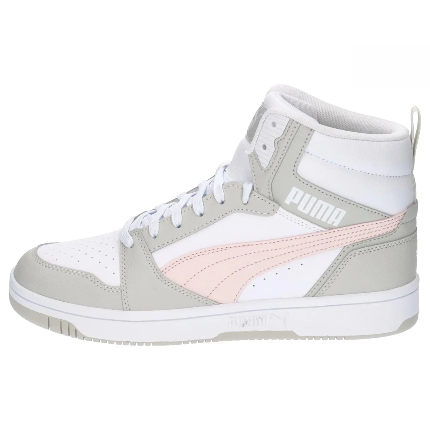 PUMA Rebound V6 Unisex Adult Sneakers, White Frosty Pink Sedate Gray, 37 EU - immagine 2