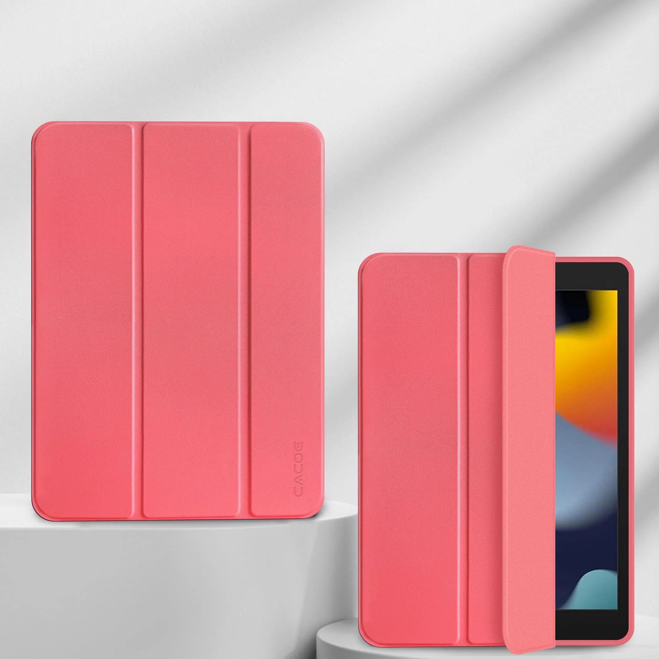 CACOE Cover per iPad 9a / 8a / 7a Generazione 10.2 pollici - Anguria rossa - immagine 4