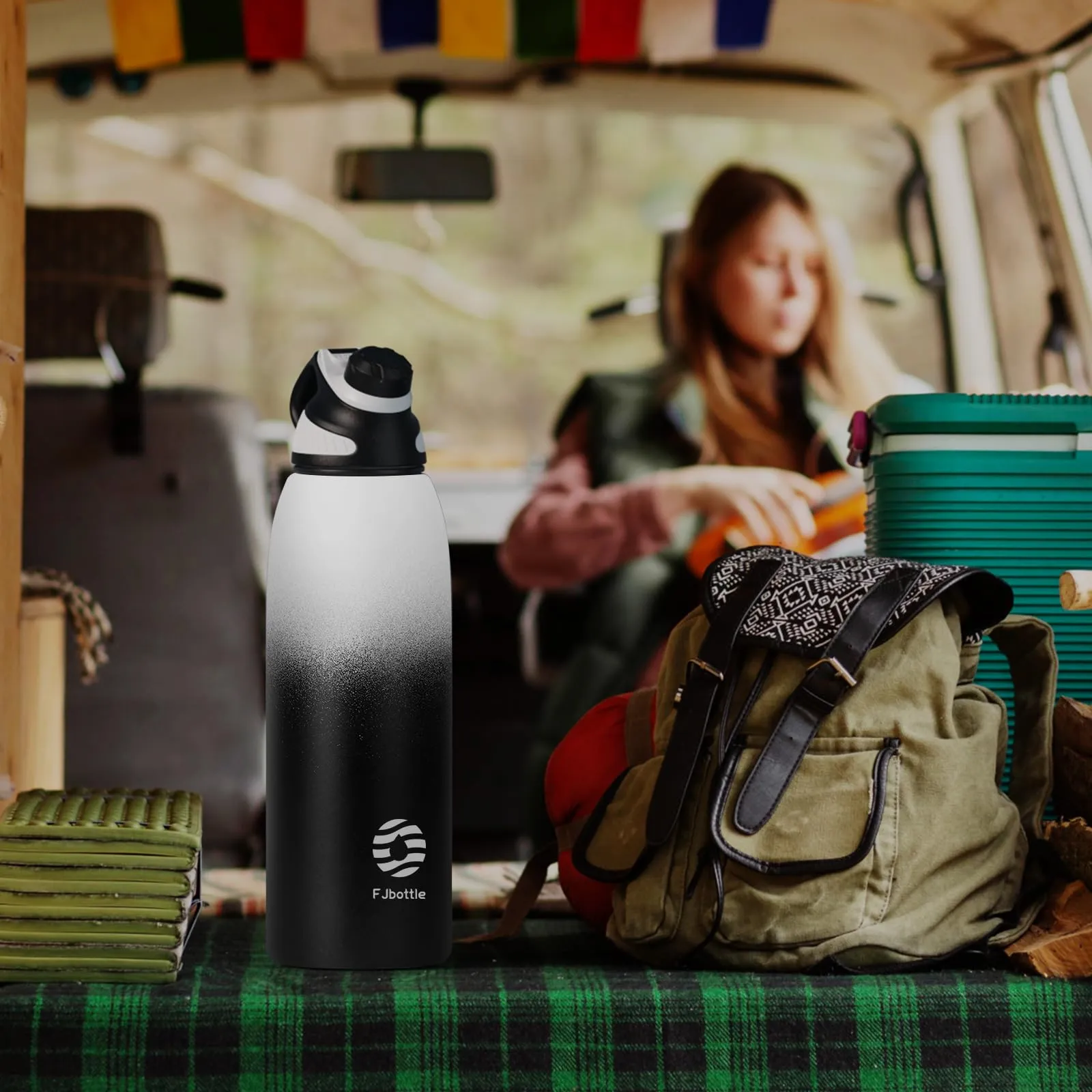Fjbottle Borraccia Termica 1500ml Acciaio Inox con Tappo Magnetico Outdoor - immagine 7