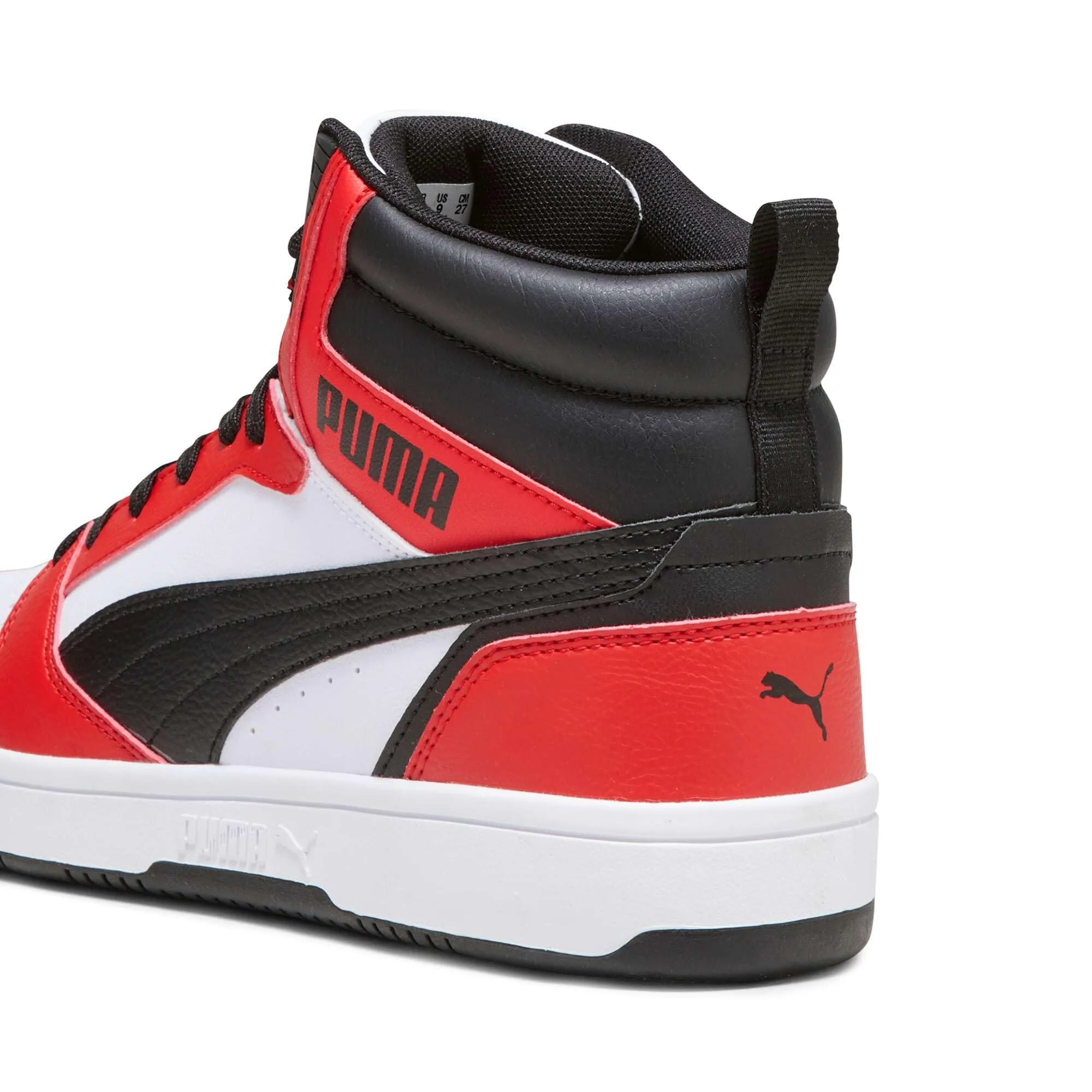 Puma Rebound V6 Unisex Sneakers - White Black For All Time Red, 39 EU - immagine 4