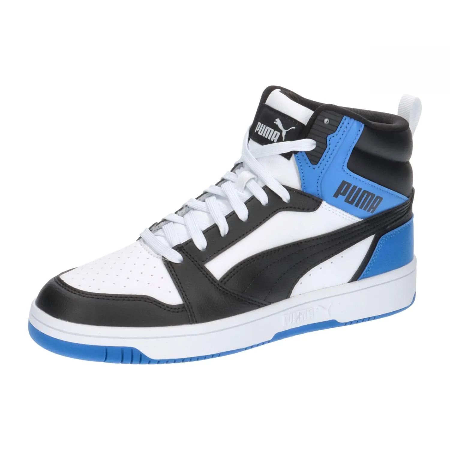 Puma Rebound V6 Unisex Sneakers - White Black Team Royal, 38 EU - immagine 1