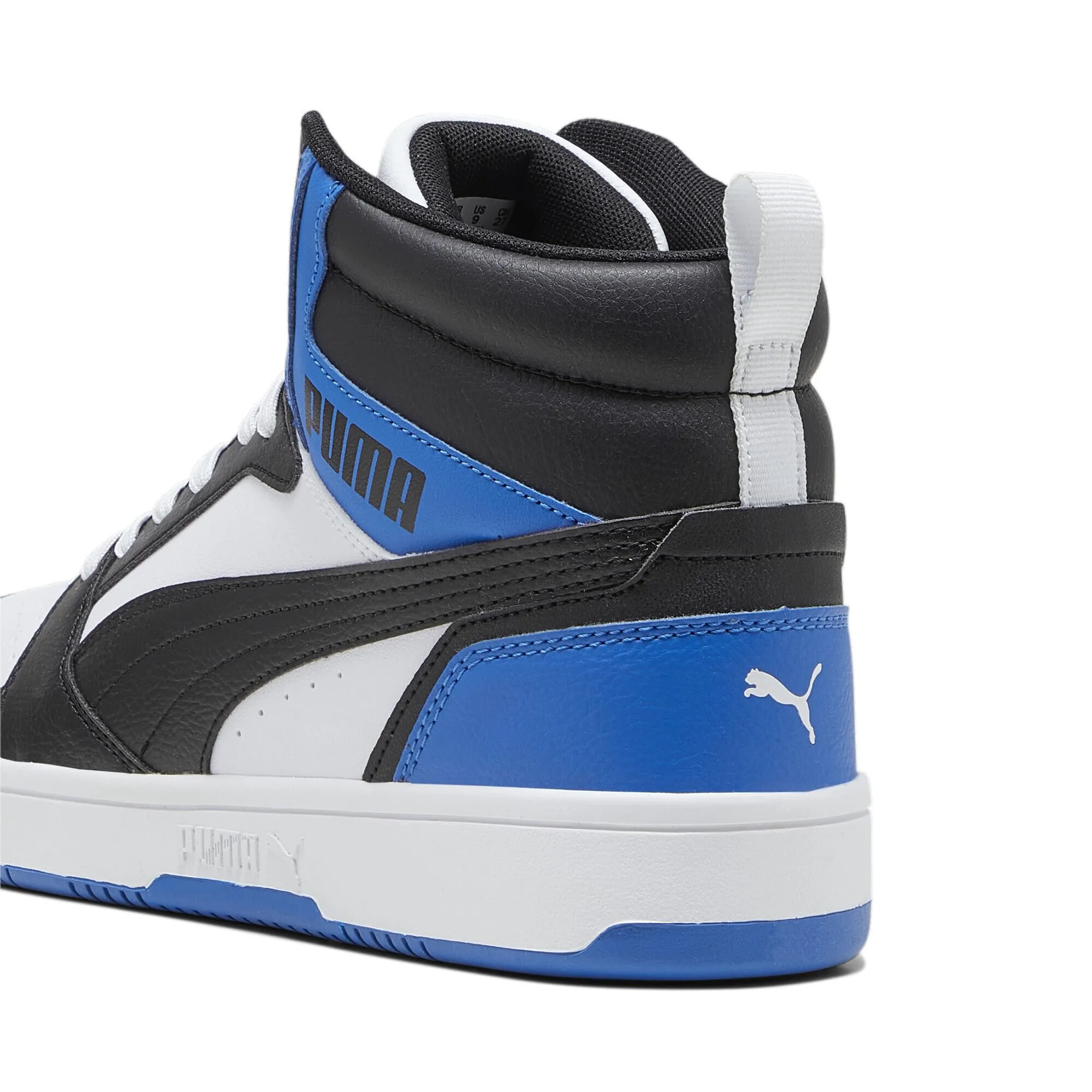 Puma Rebound V6 Unisex Sneakers - White Black Team Royal, 38 EU - immagine 4