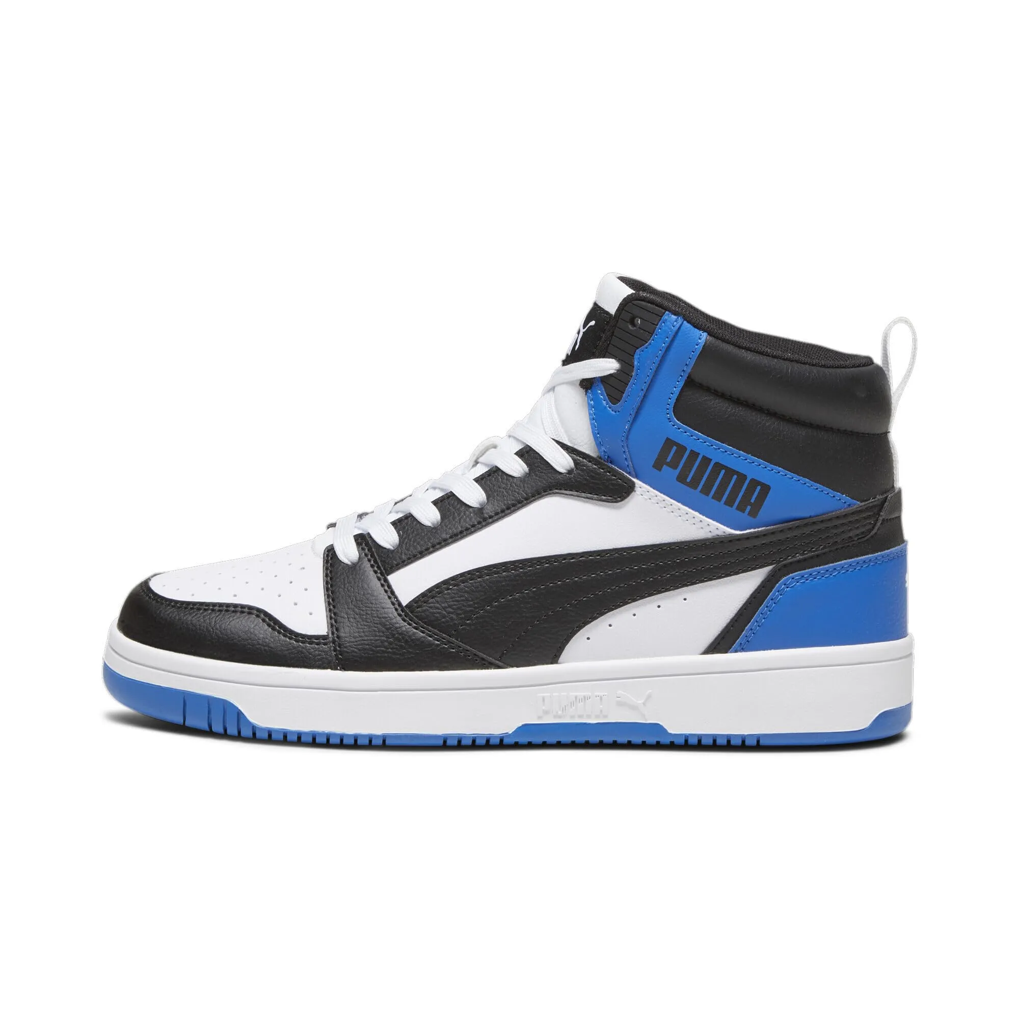 Puma Rebound V6 Unisex Sneakers - White Black Team Royal, 38 EU - immagine 5