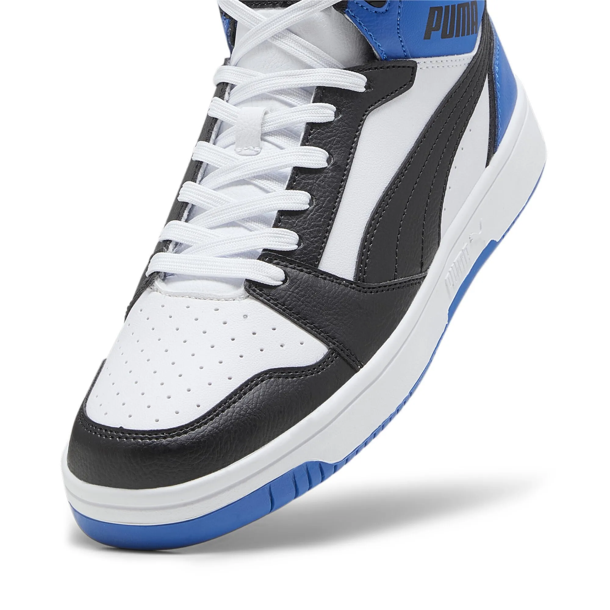 Puma Rebound V6 Unisex Sneakers - White Black Team Royal, 38 EU - immagine 8