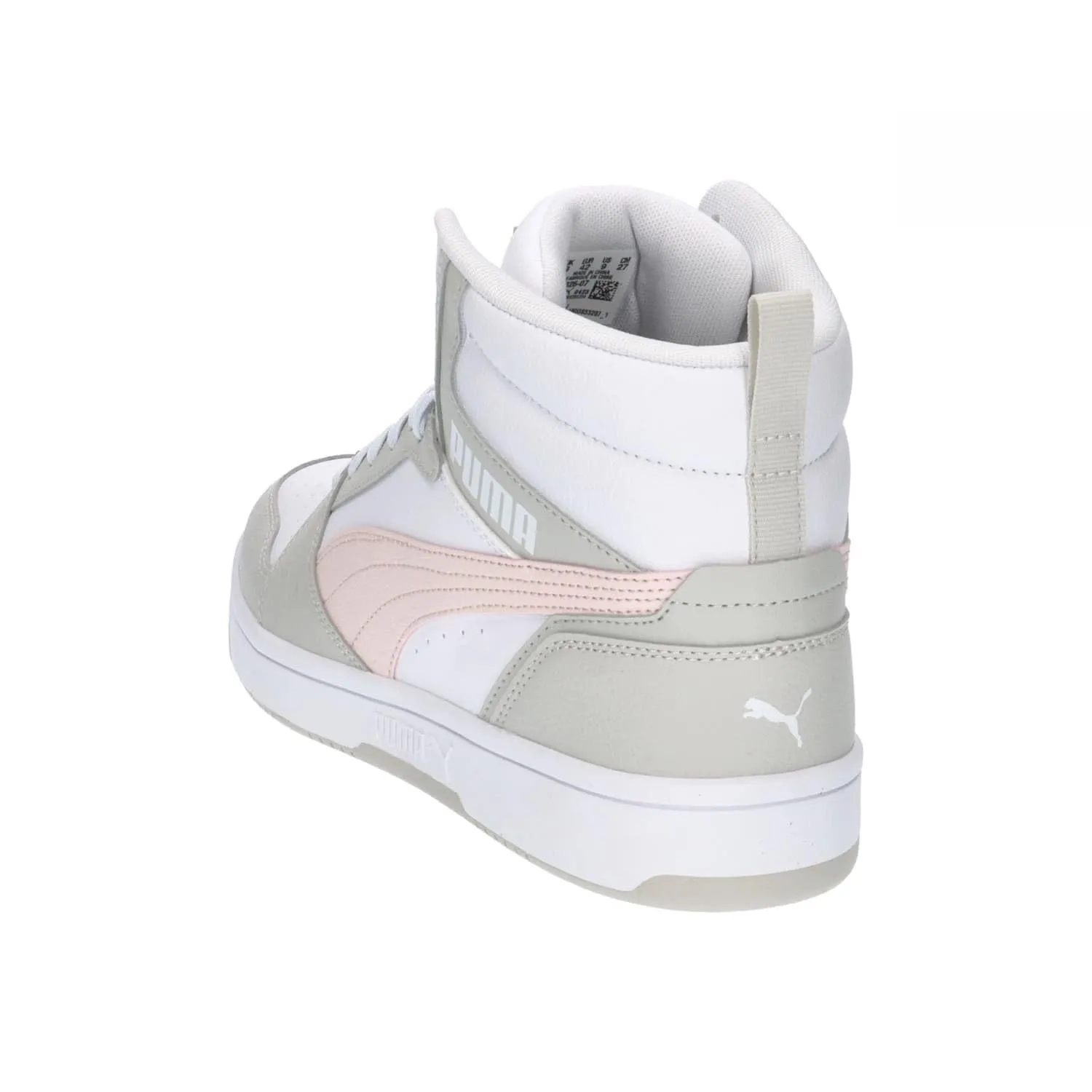 PUMA Rebound V6 Unisex Adult Sneakers, White Frosty Pink Sedate Gray, 38.5 EU - immagine 4